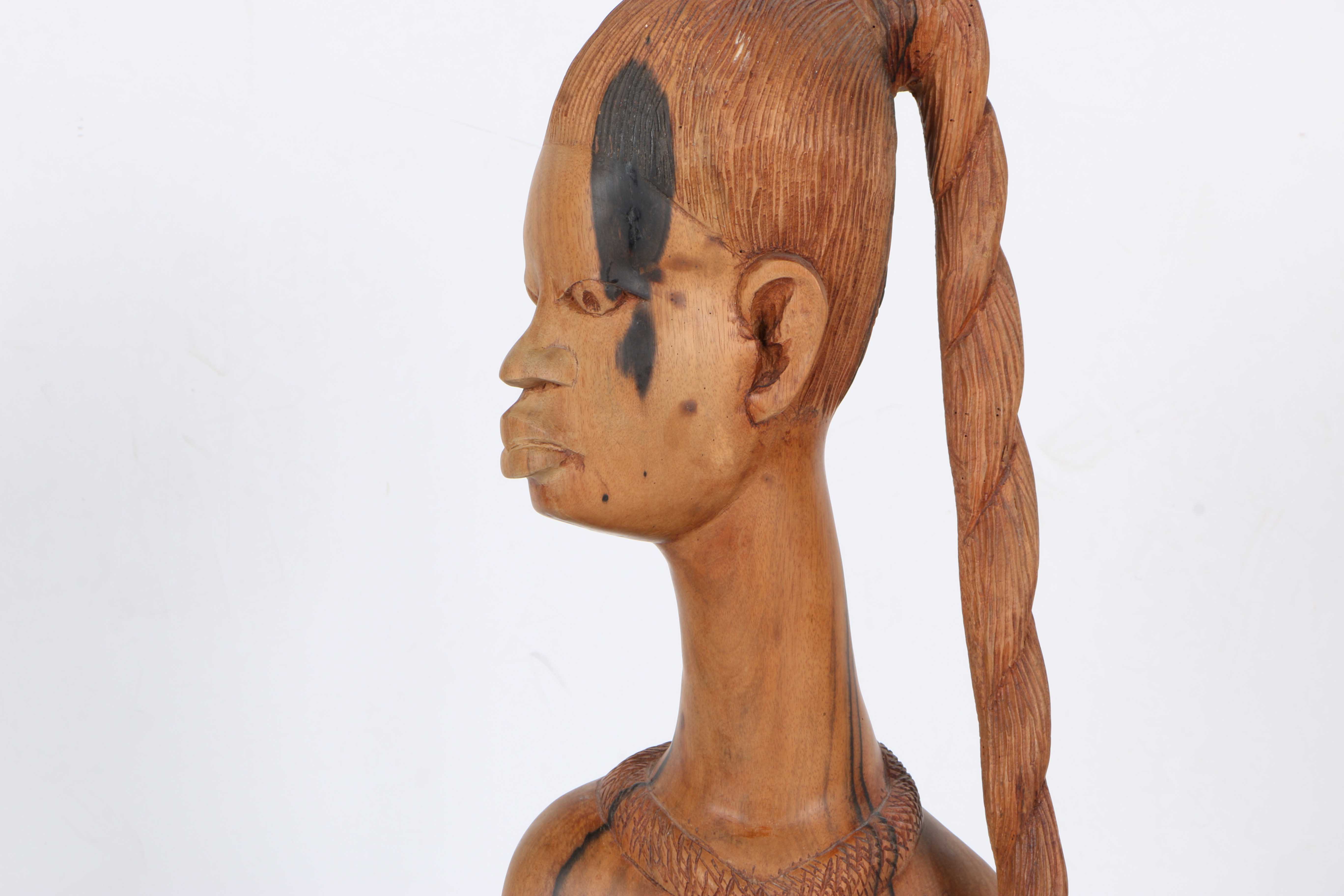 Wooden Carving of Woman