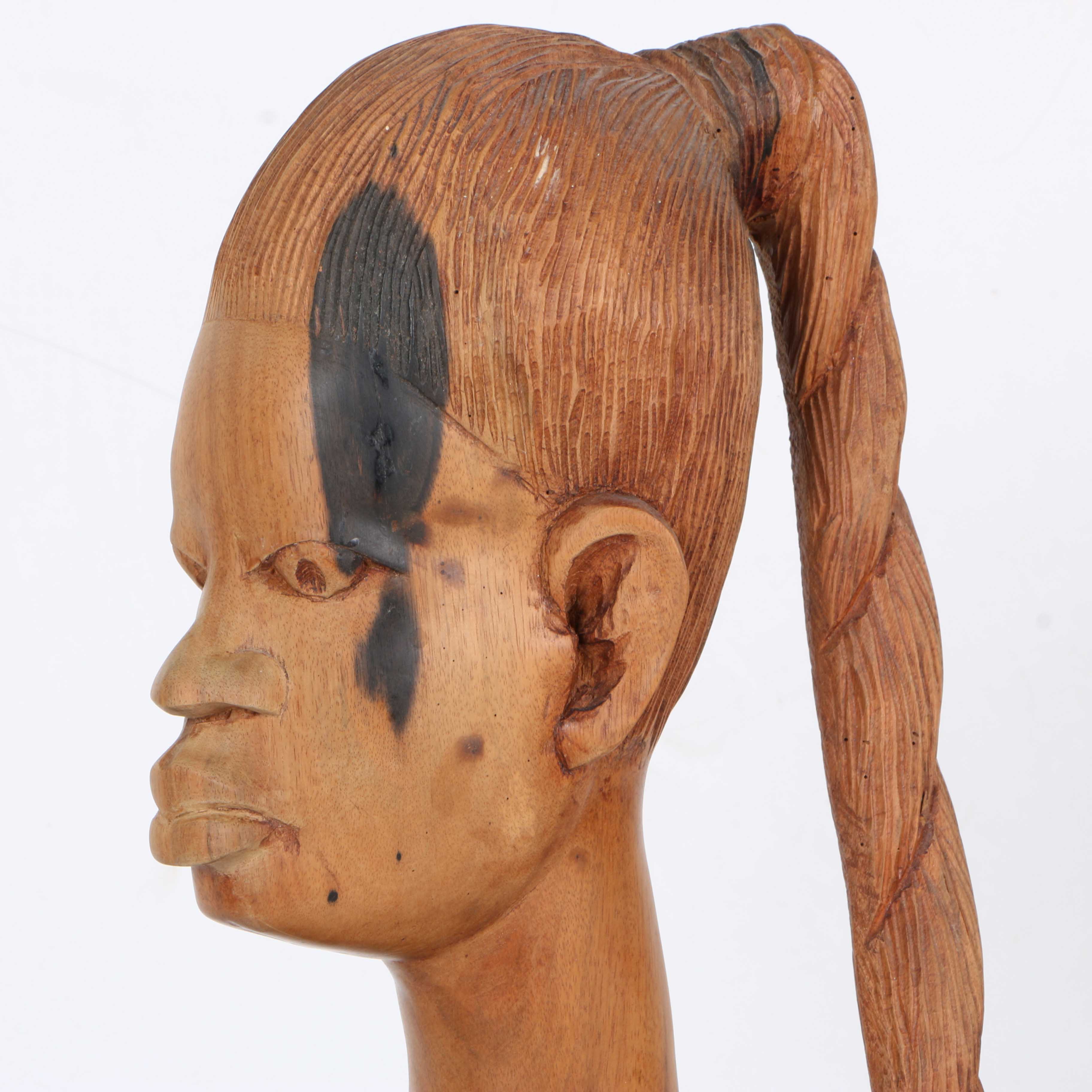 Wooden Carving of Woman