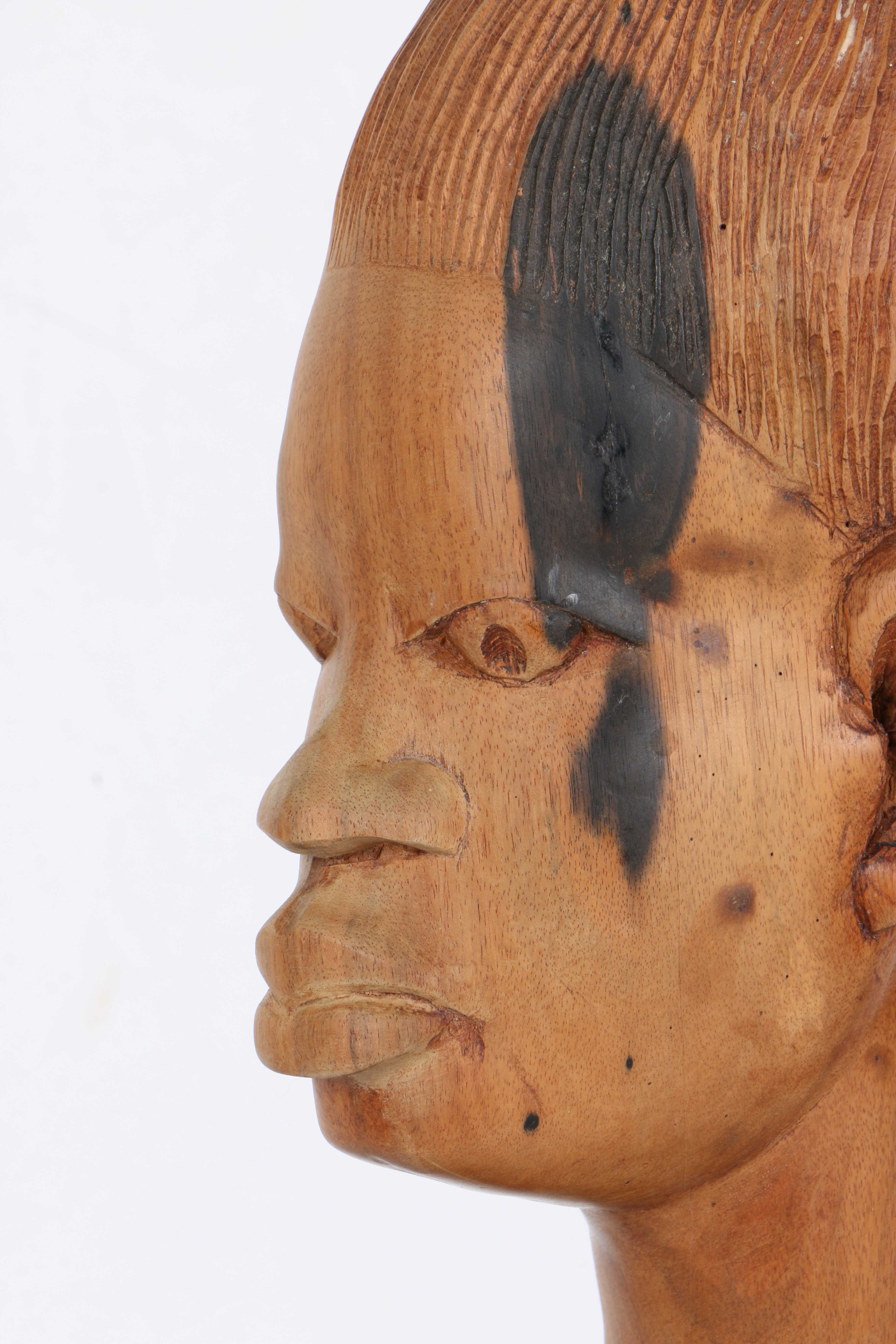 Wooden Carving of Woman