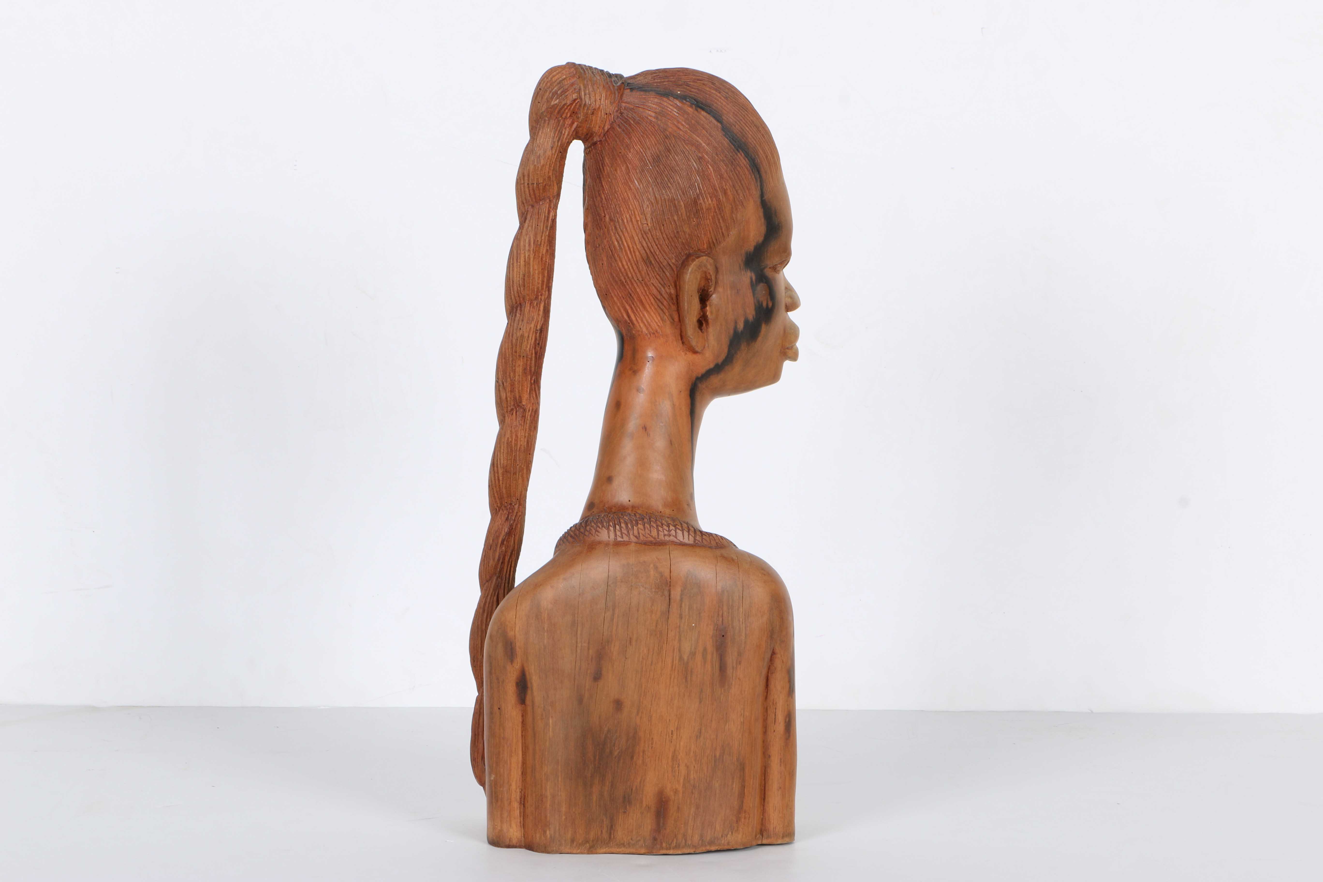 Wooden Carving of Woman