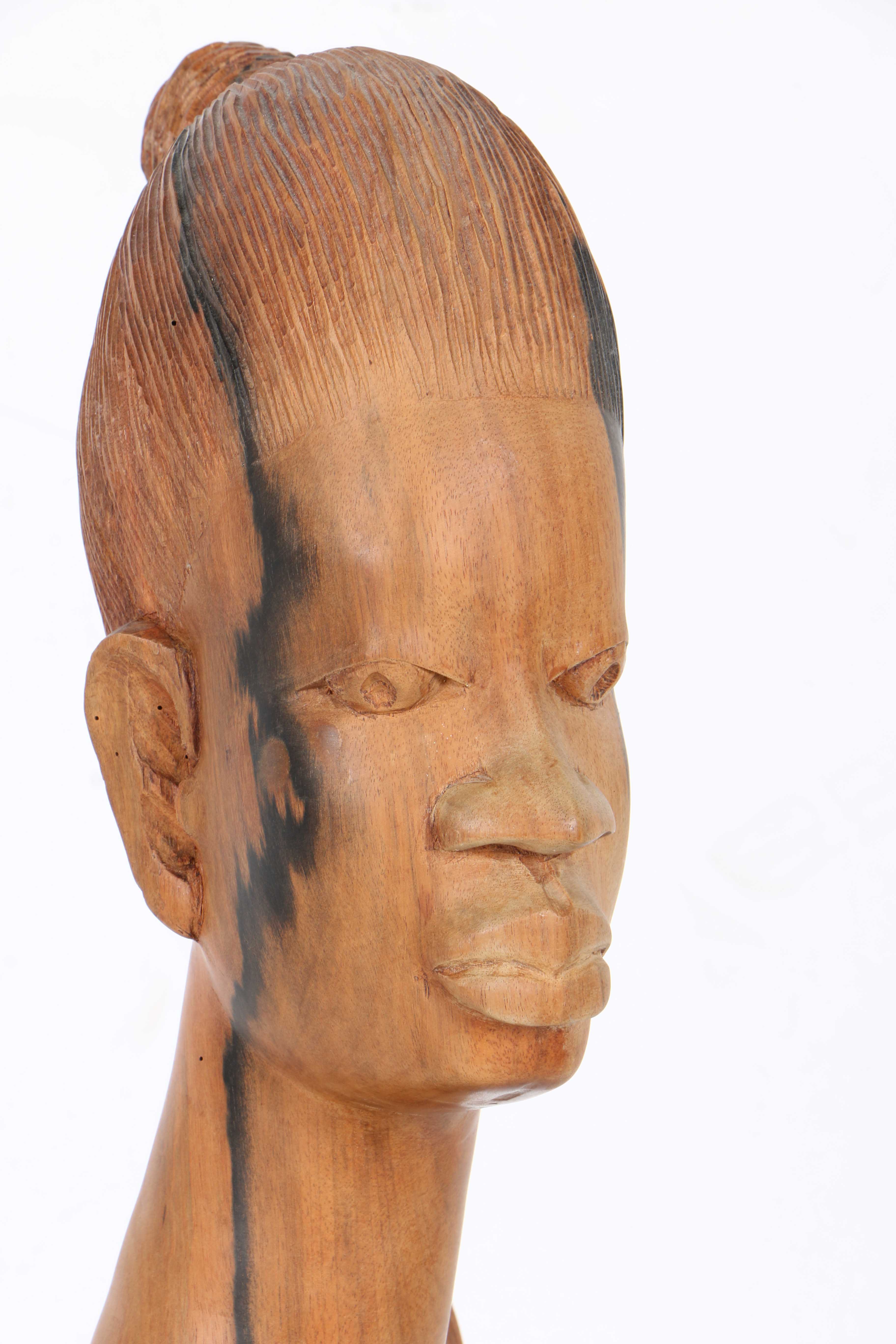 Wooden Carving of Woman