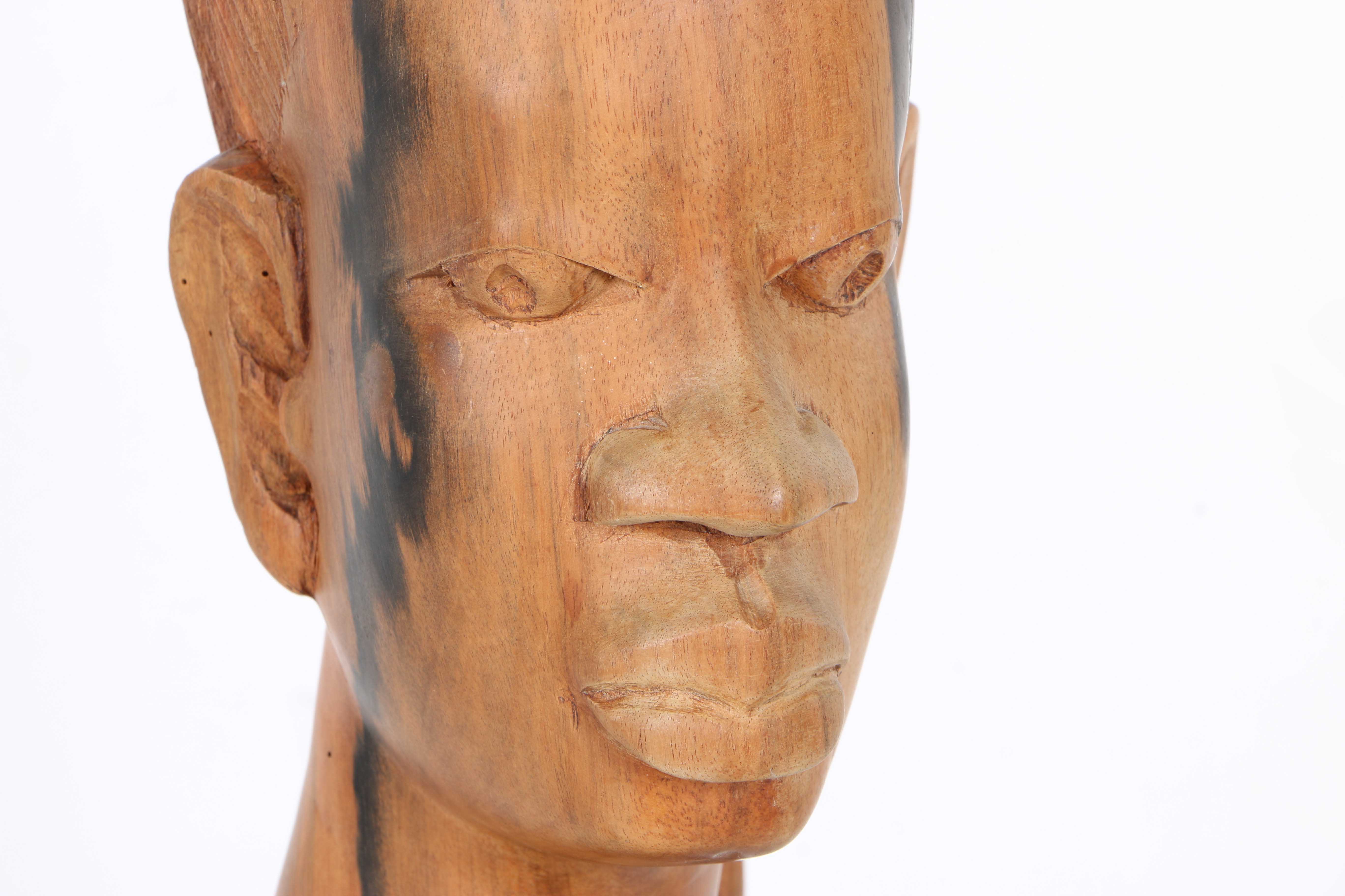 Wooden Carving of Woman