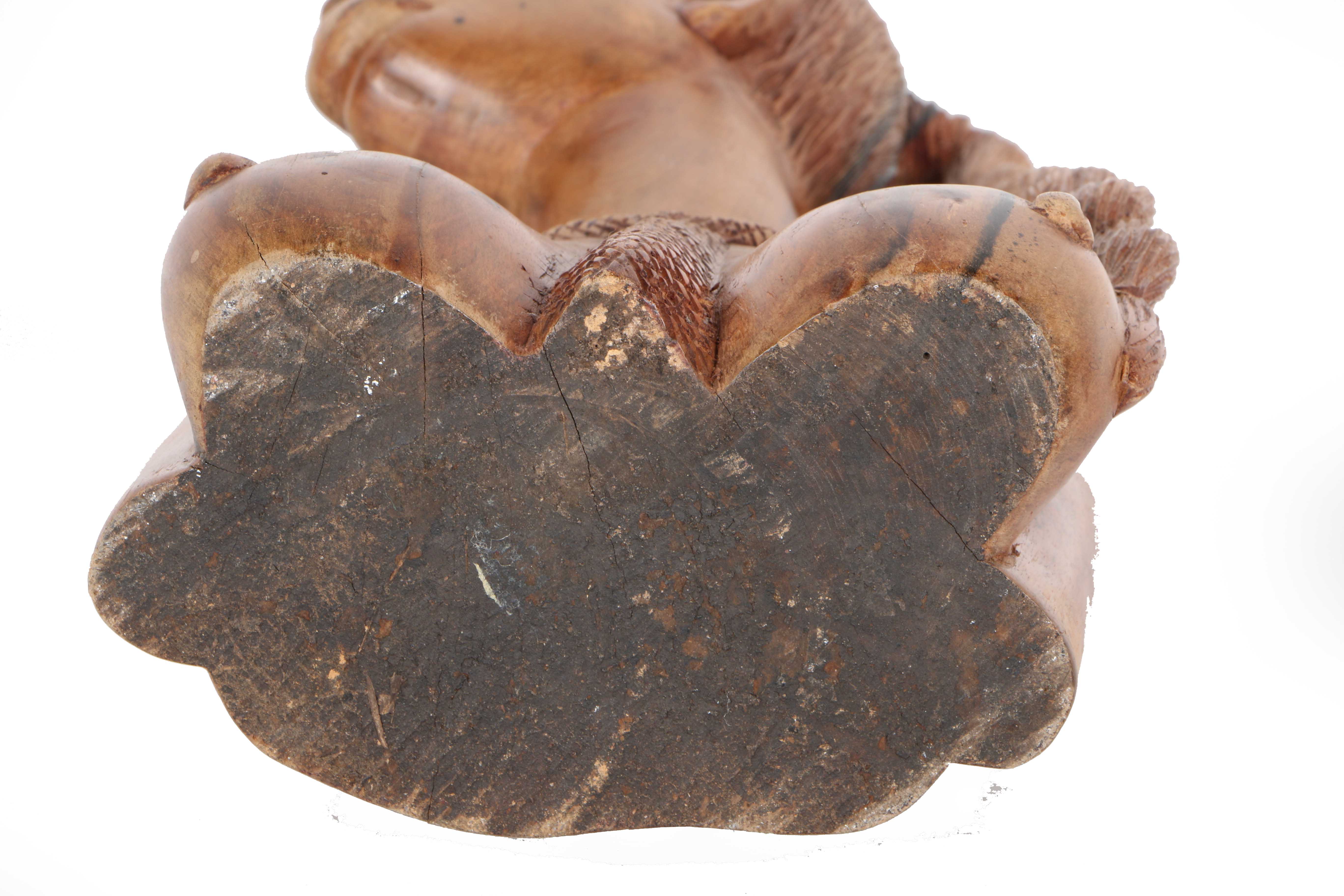 Wooden Carving of Woman