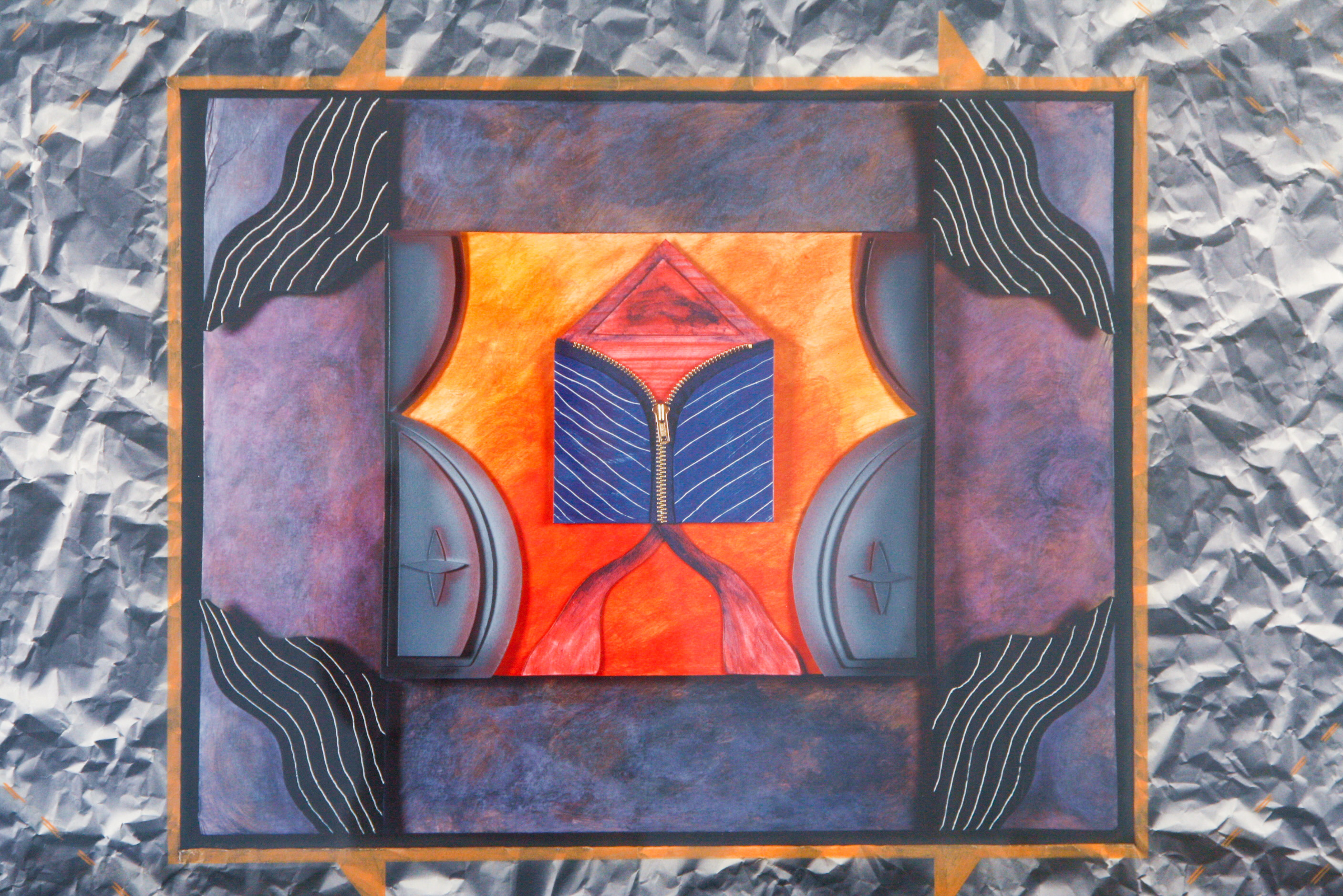 Cal Kowal Original Photographic Assemblage "Private Room"