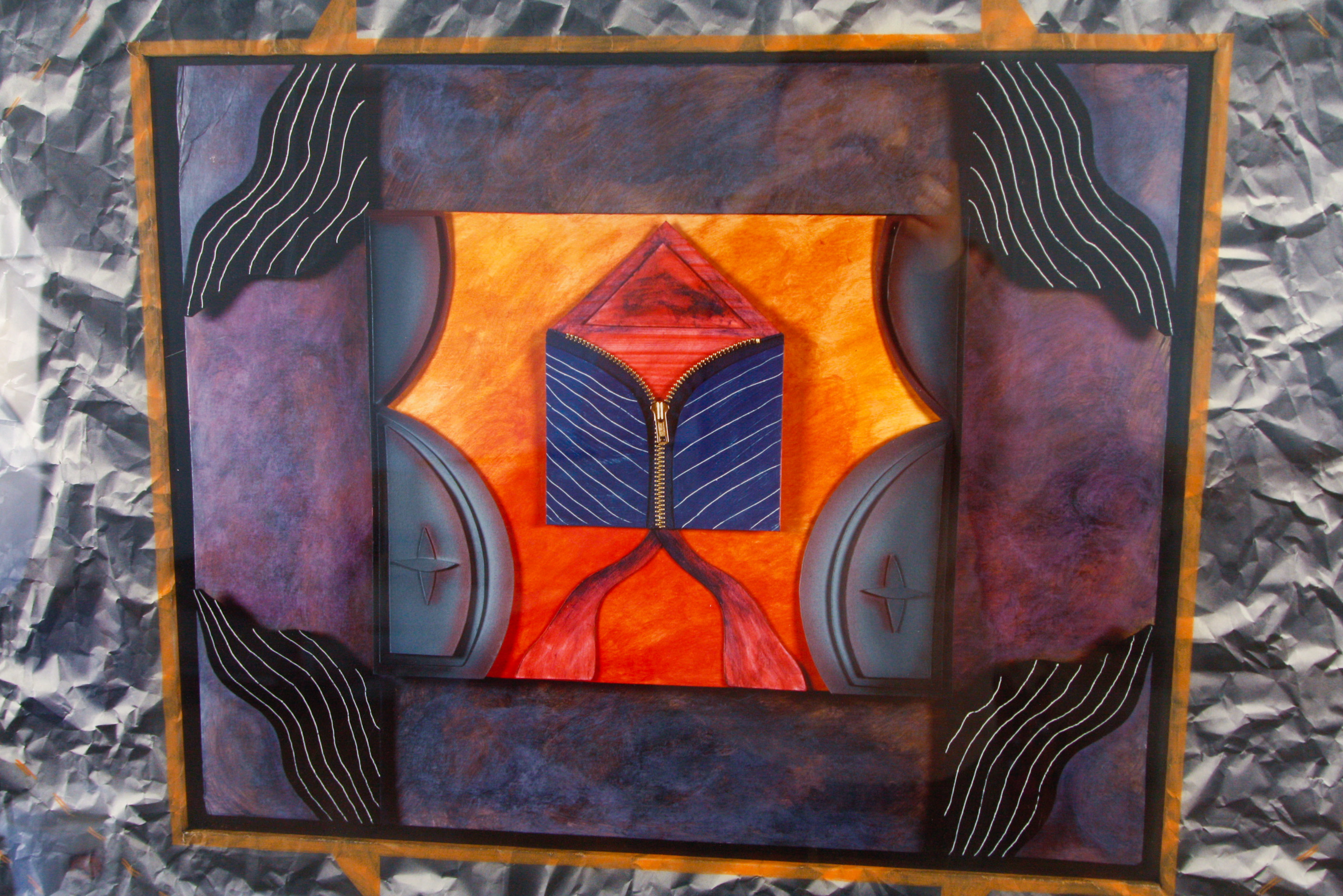 Cal Kowal Original Photographic Assemblage "Private Room"