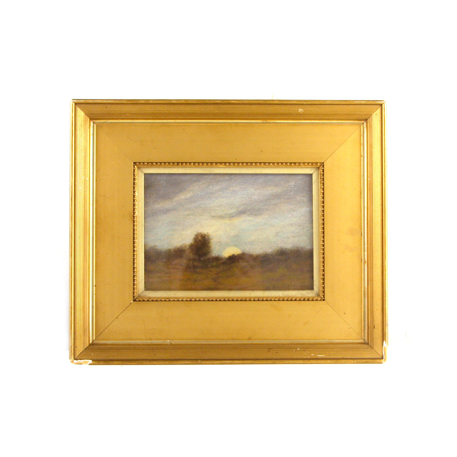 1925 John Franklin Earhart Small Oil on Canvas Landscape