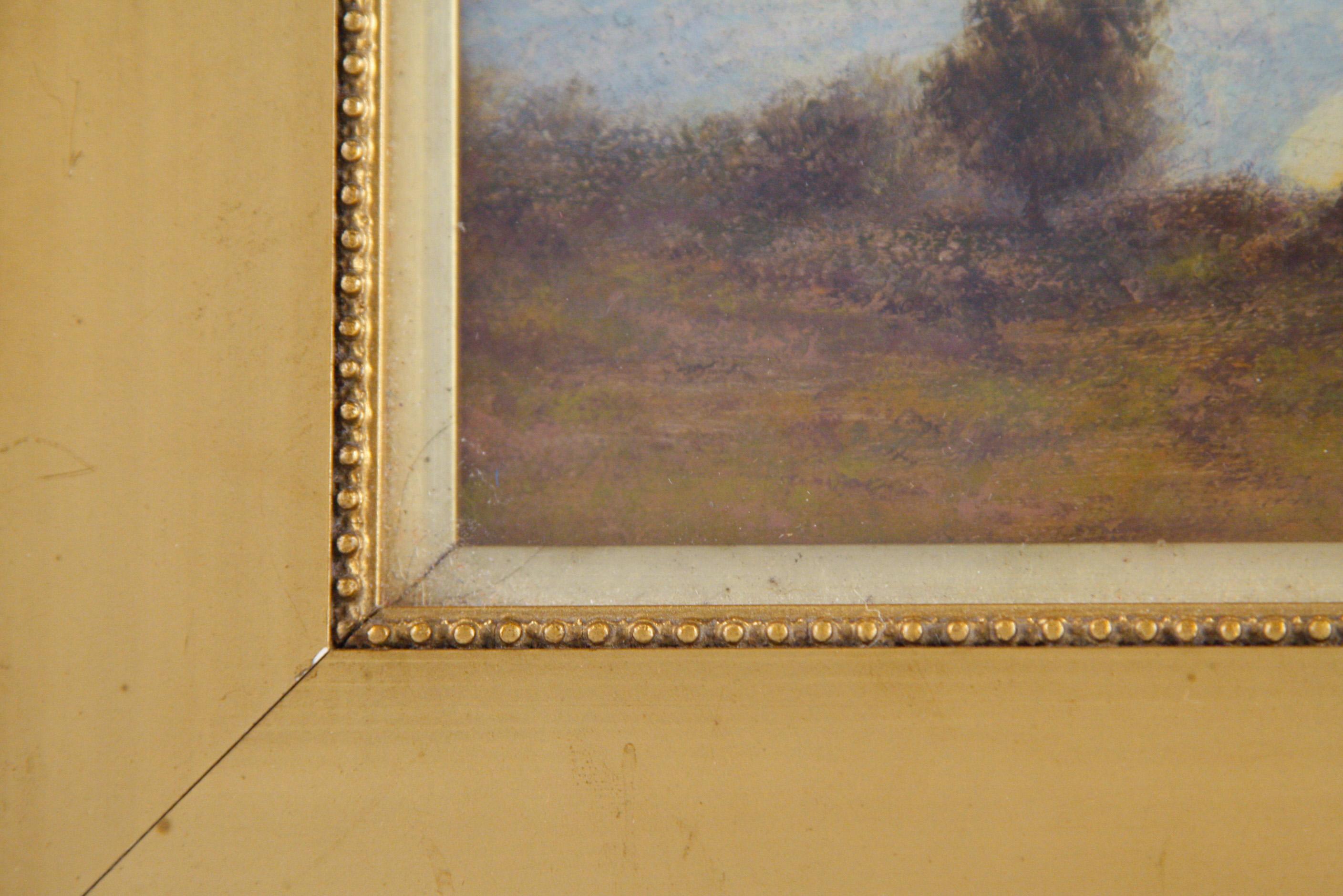 1925 John Franklin Earhart Small Oil on Canvas Landscape