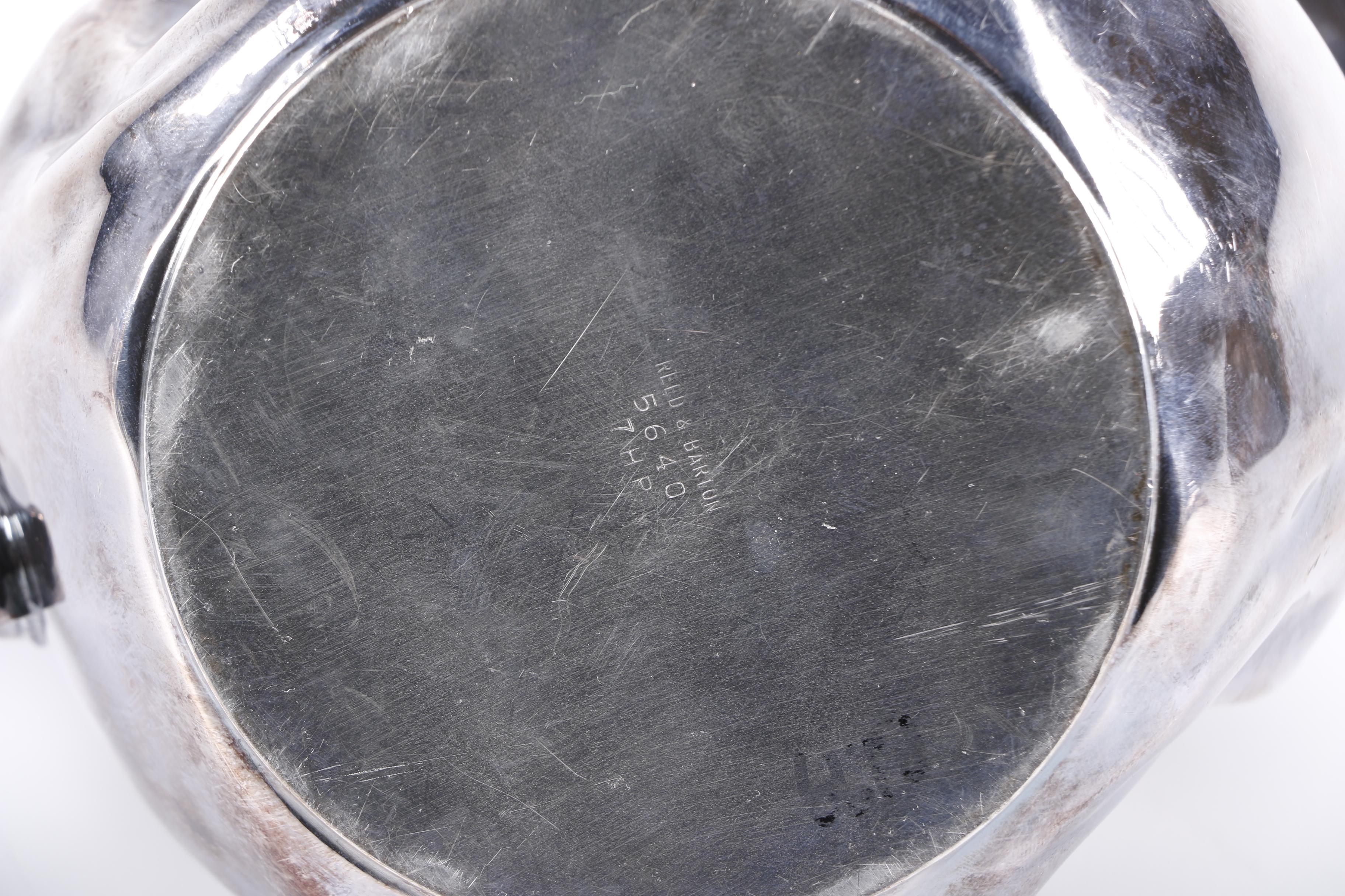 Silver Plate Tableware Including Reed & Barton Sunny Jim Pitcher