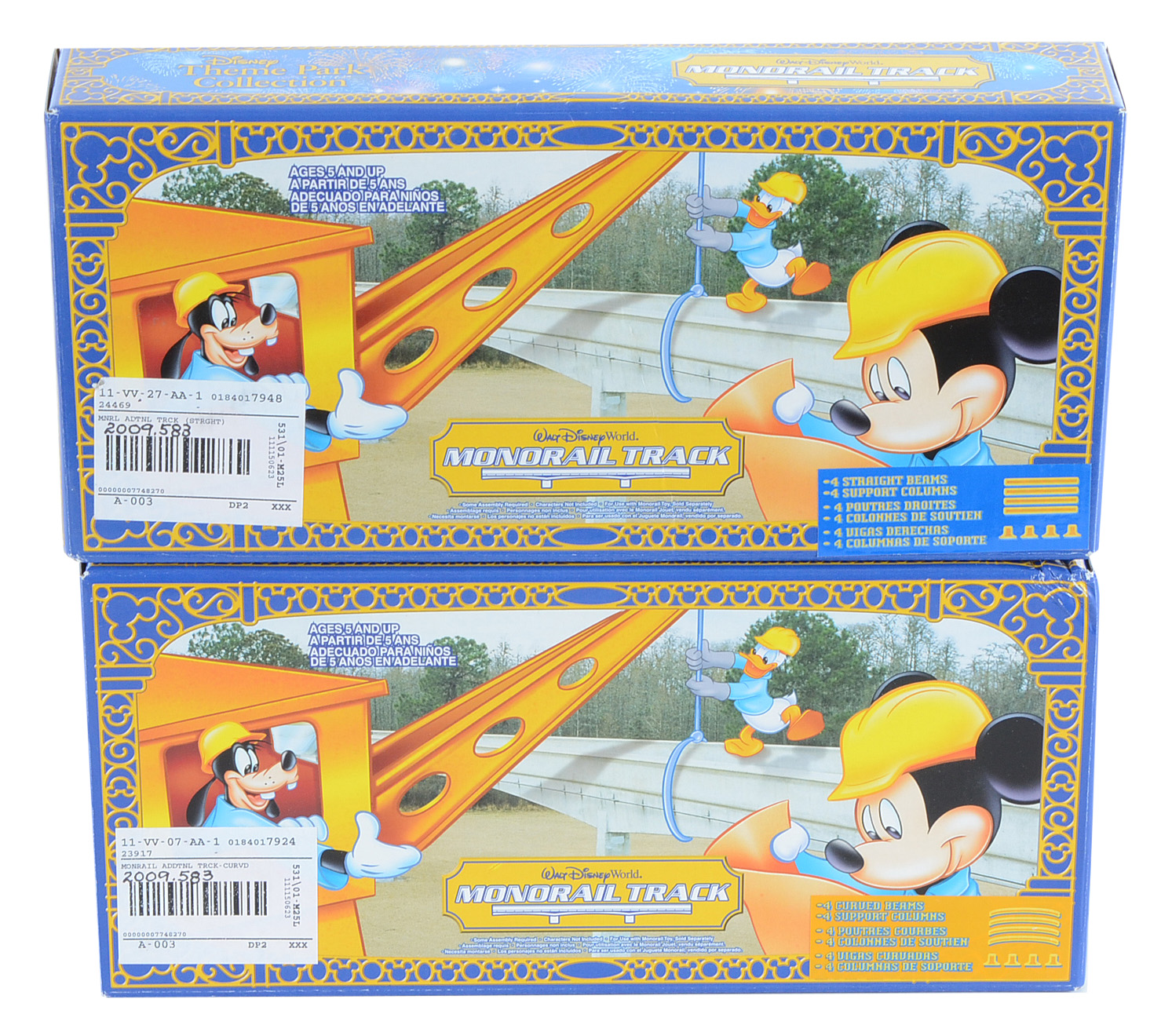 Disney Monorail Playset and "Disney's Contemporary Resort" Accessory