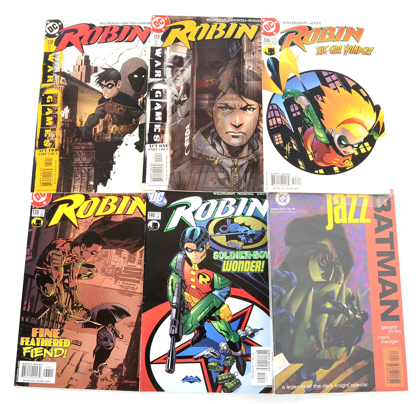 Modern Age DC “Robin” and “Batman: Jazz” Comics