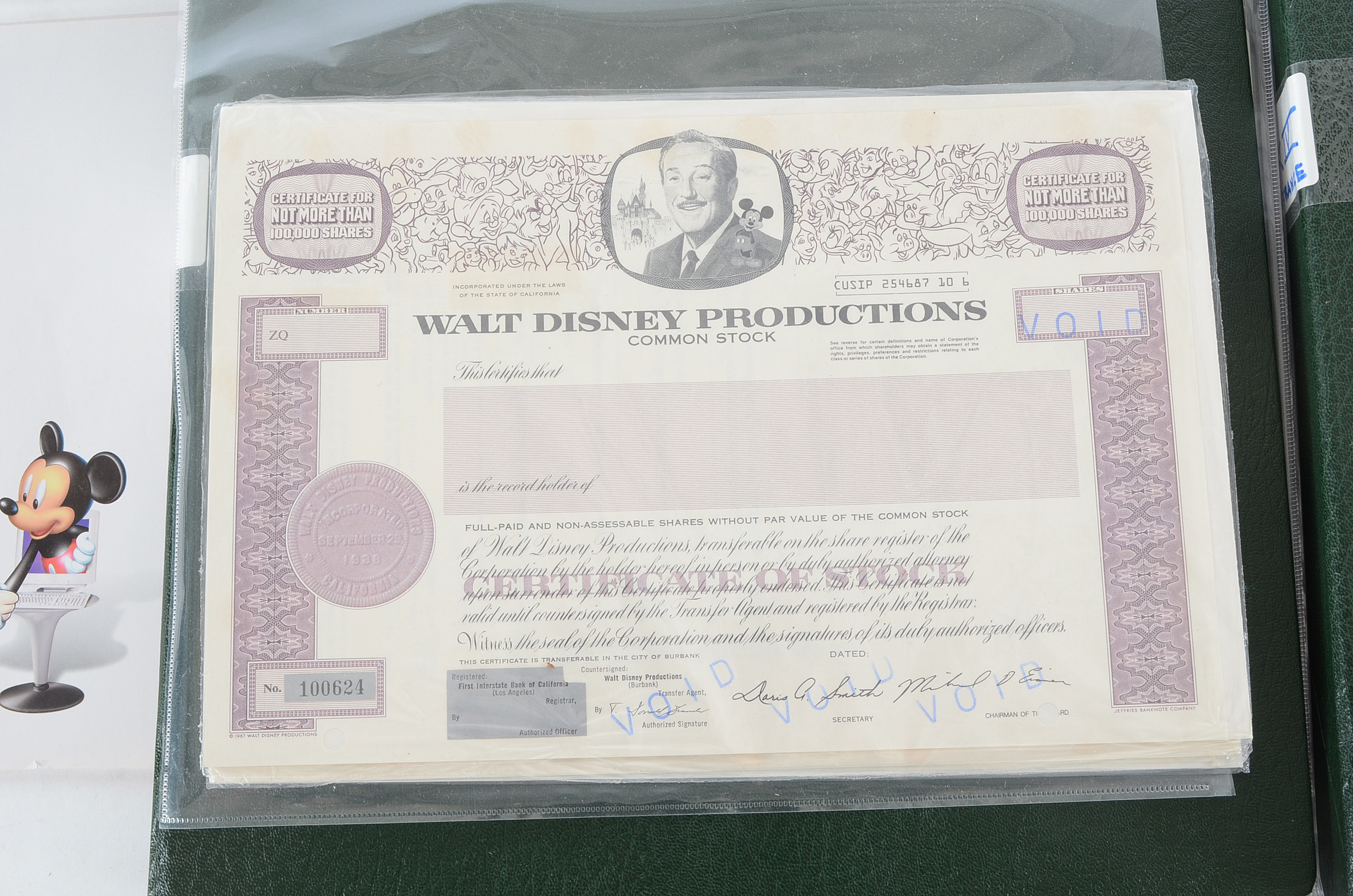 Walt Disney Shareholder Reports and Ephemera 1940s–2000
