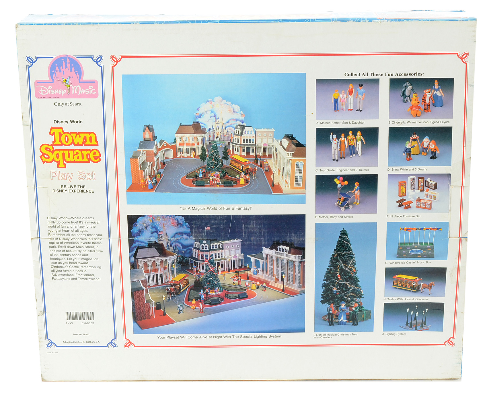 1980s Disney Magic Playsets and Accessories Including Winnie-the-Pooh Figurines