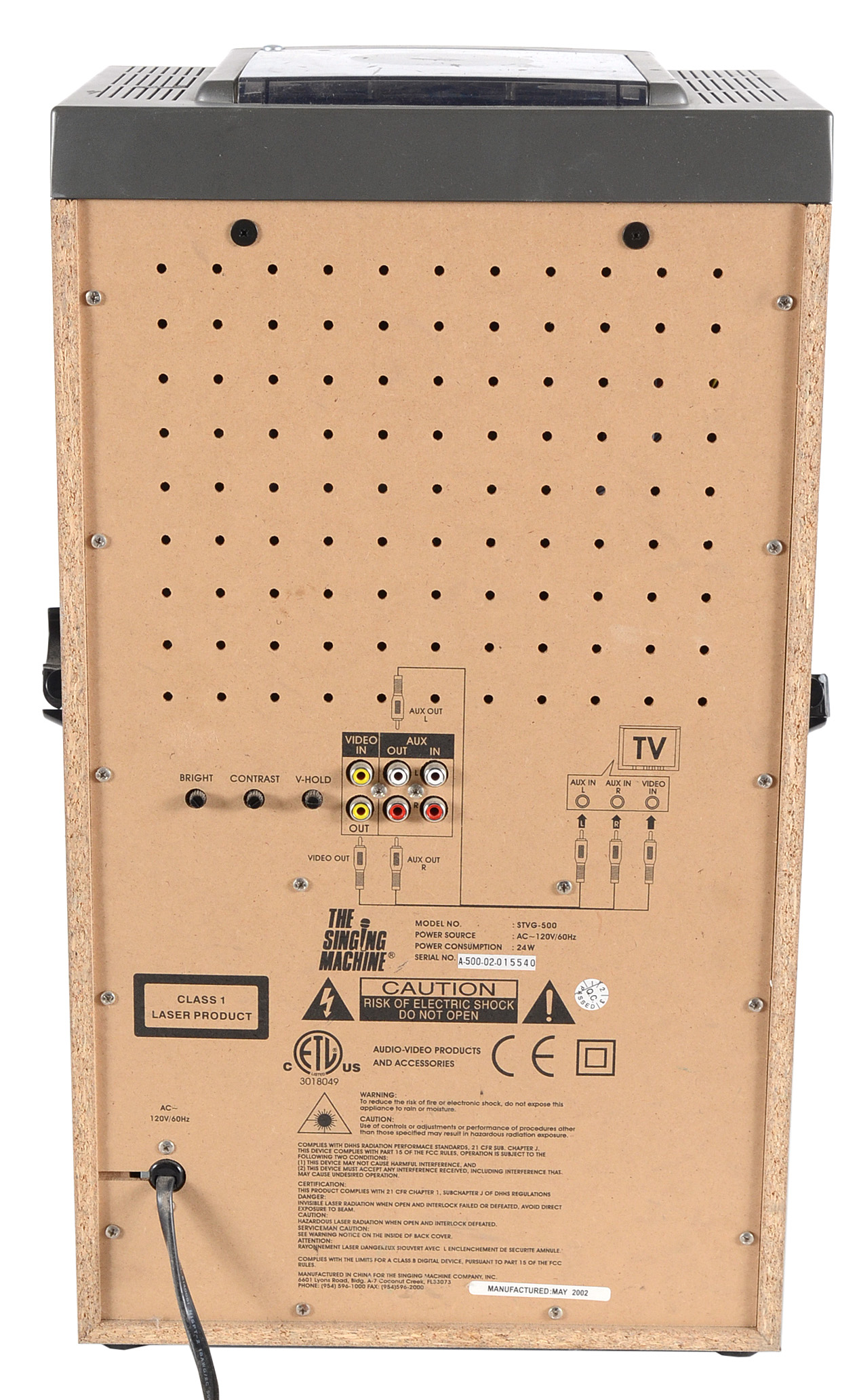 "The Singing Machine" Portable Karaoke Machine