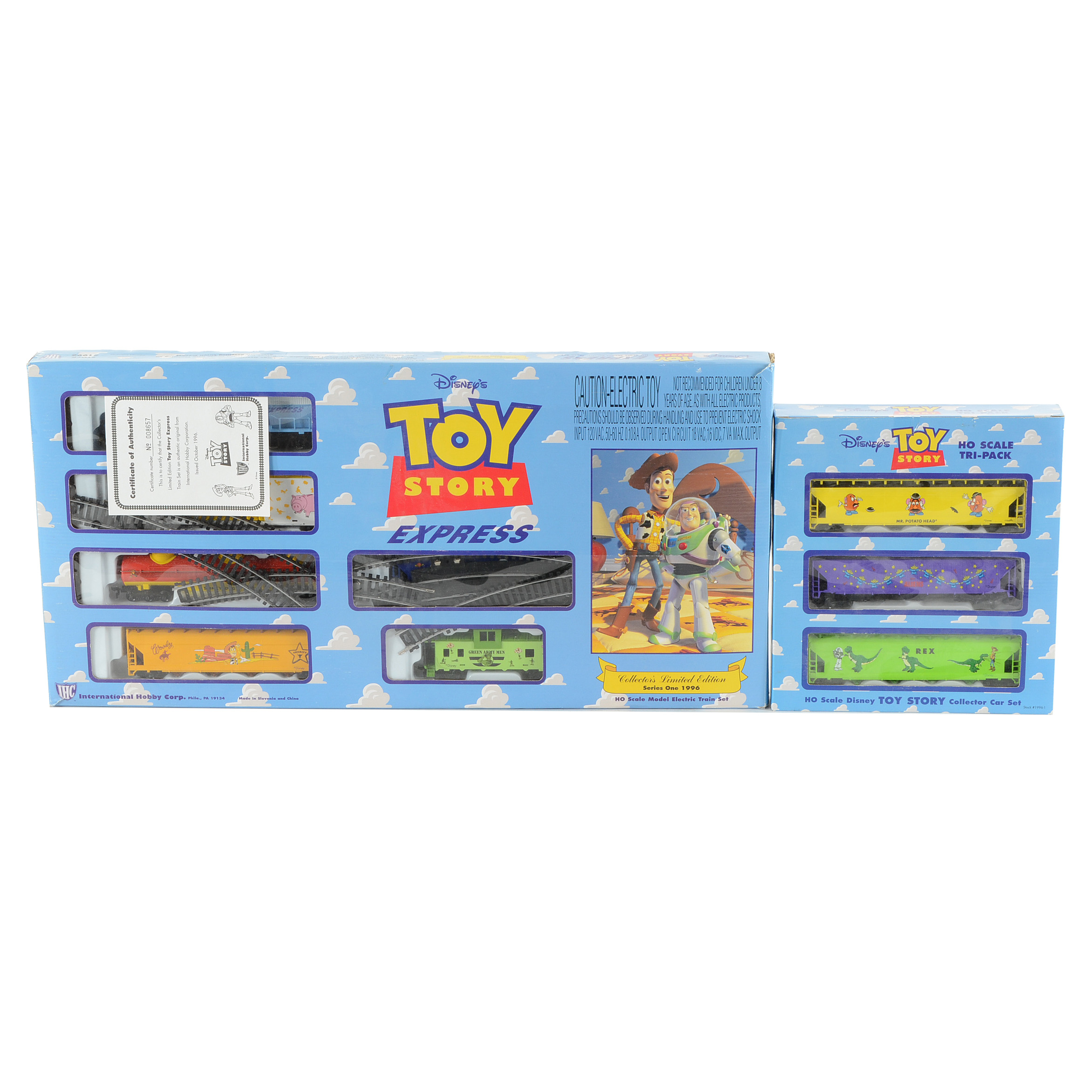 1996 Disney-Pixar "Toy Story Express" Train Set and Collector Car Set