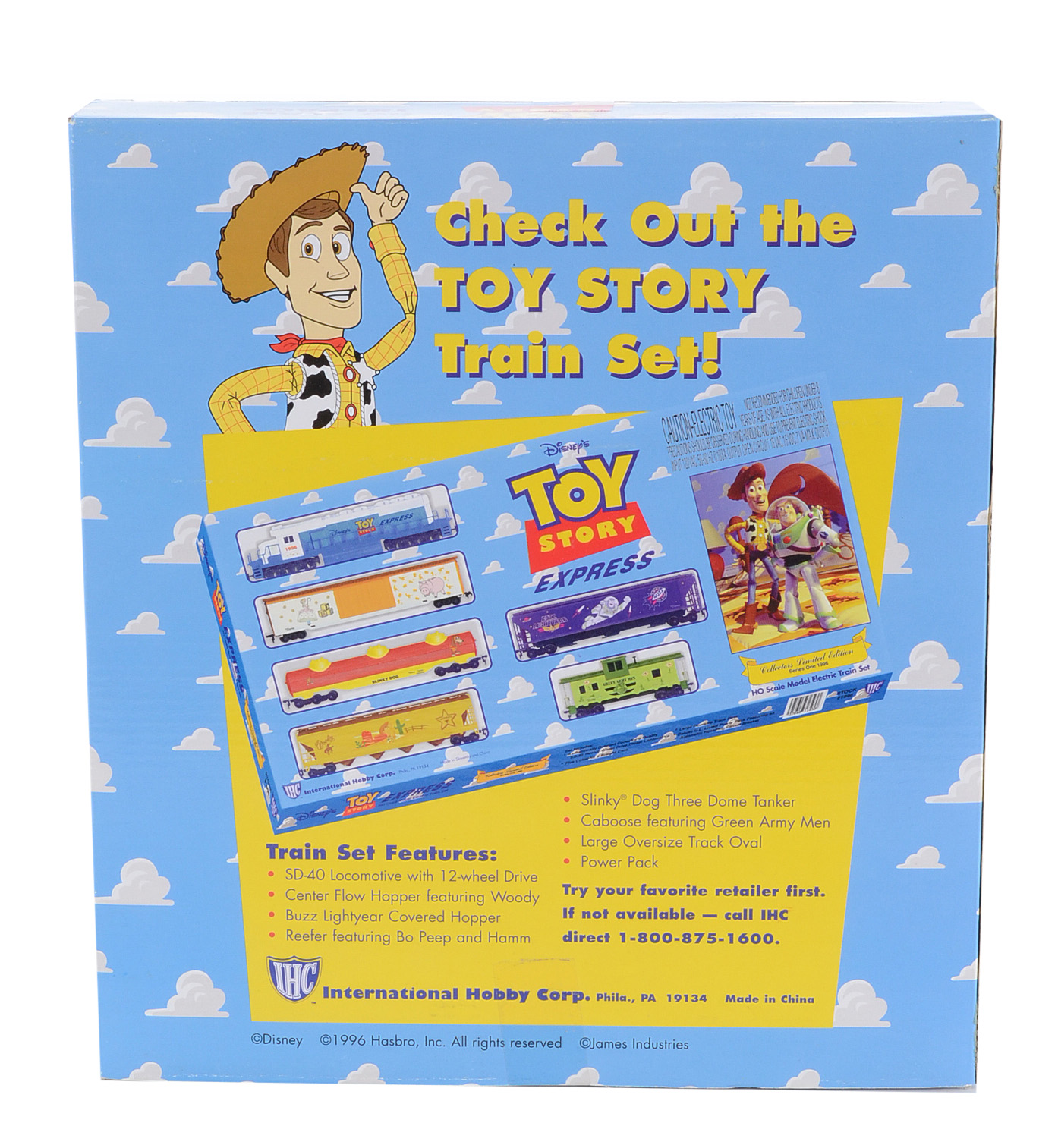 1996 Disney-Pixar "Toy Story Express" Train Set and Collector Car Set