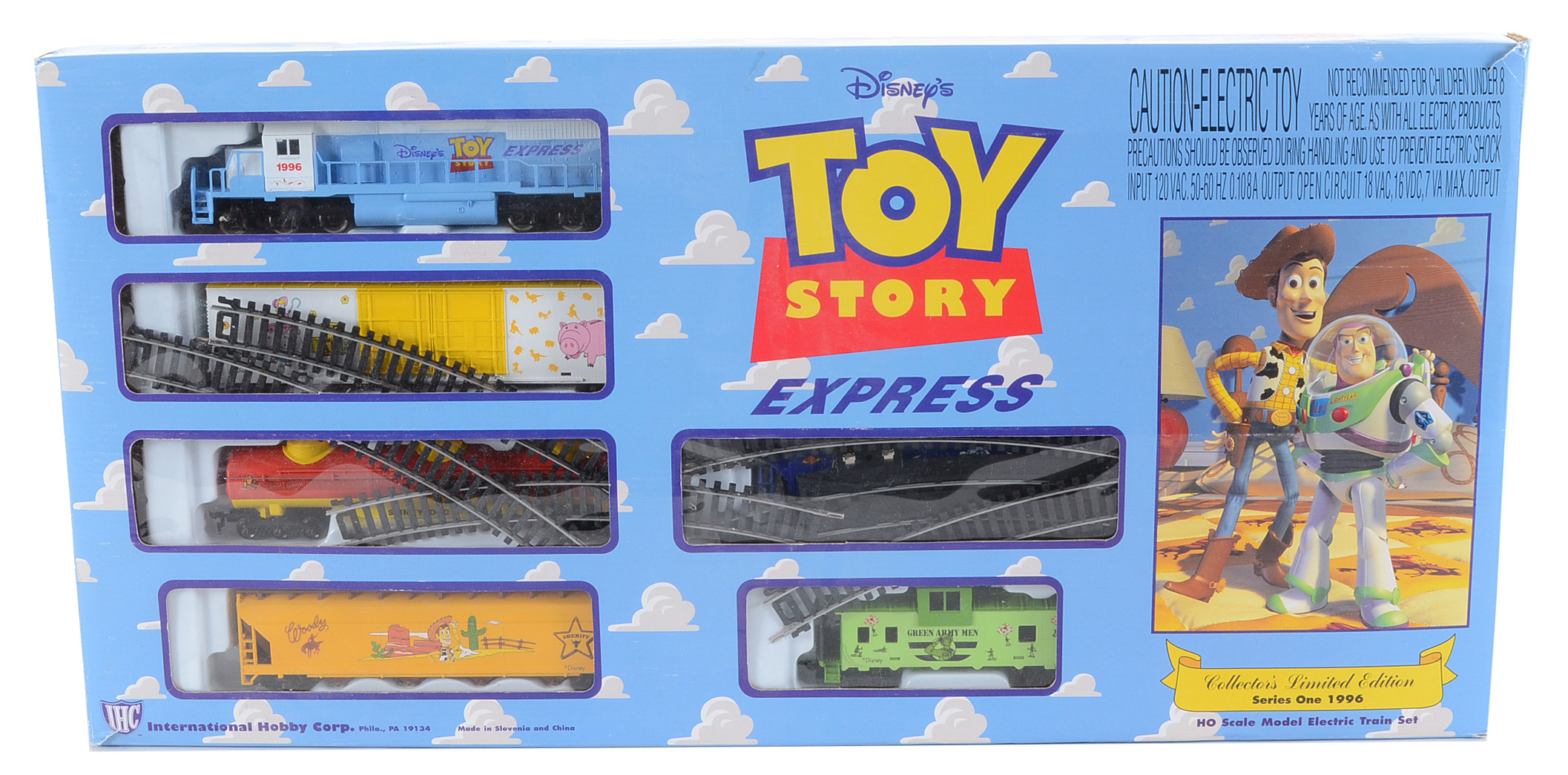 1996 Disney-Pixar "Toy Story Express" Train Set and Collector Car Set
