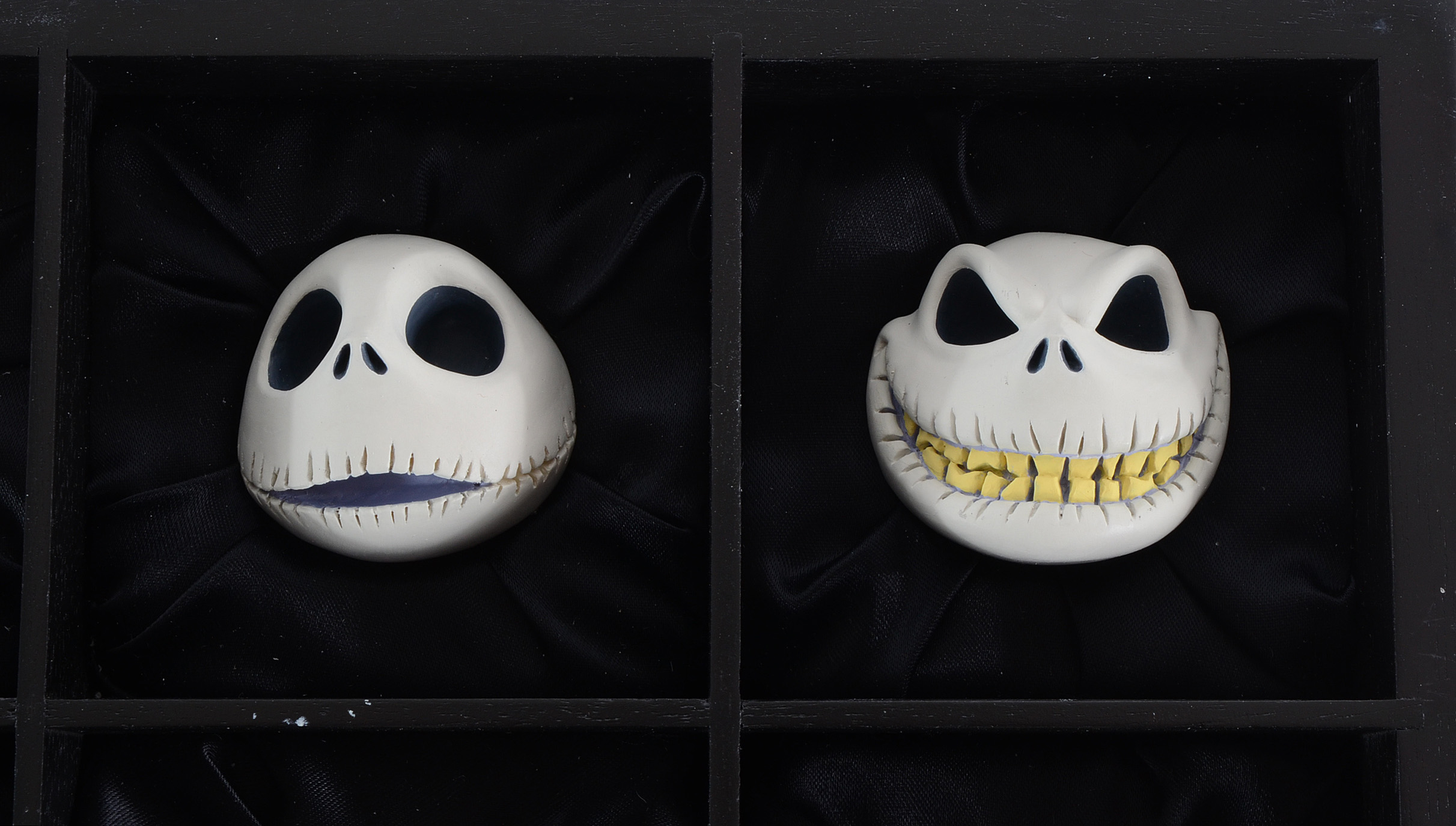 1993 Tim Burton Signed Limited Edition "The Twelve Faces of Jack" Cast Heads Art Piece