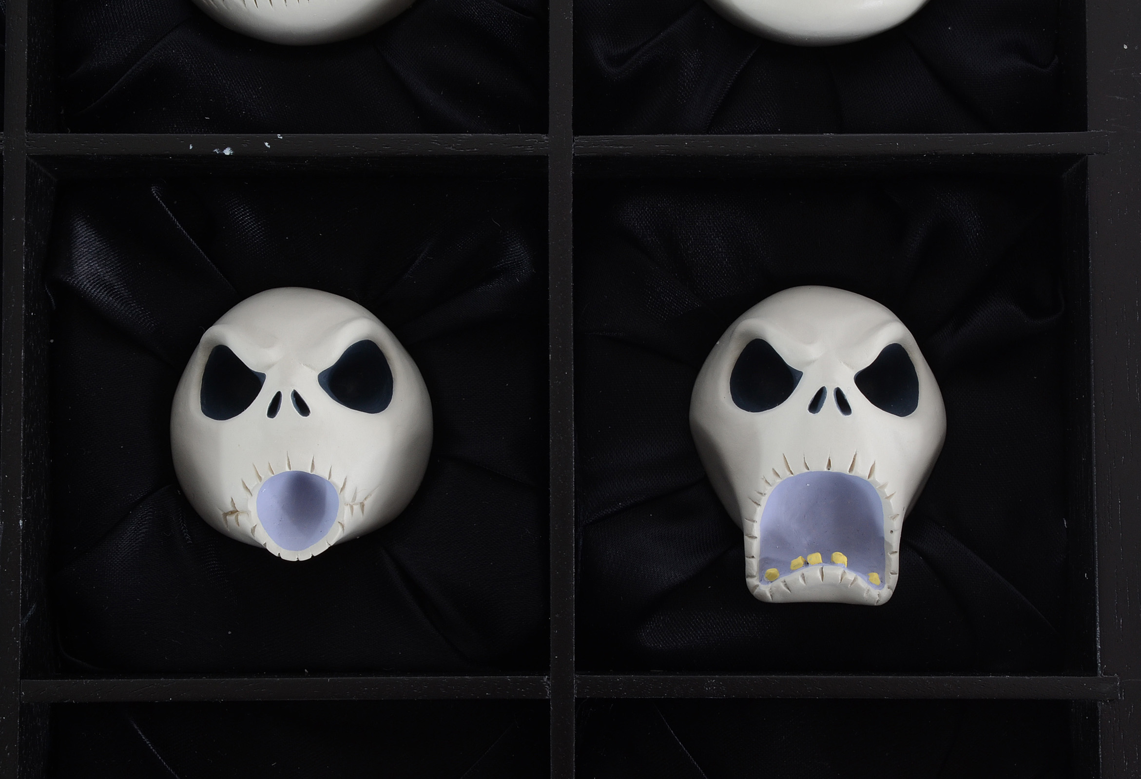 1993 Tim Burton Signed Limited Edition "The Twelve Faces of Jack" Cast Heads Art Piece