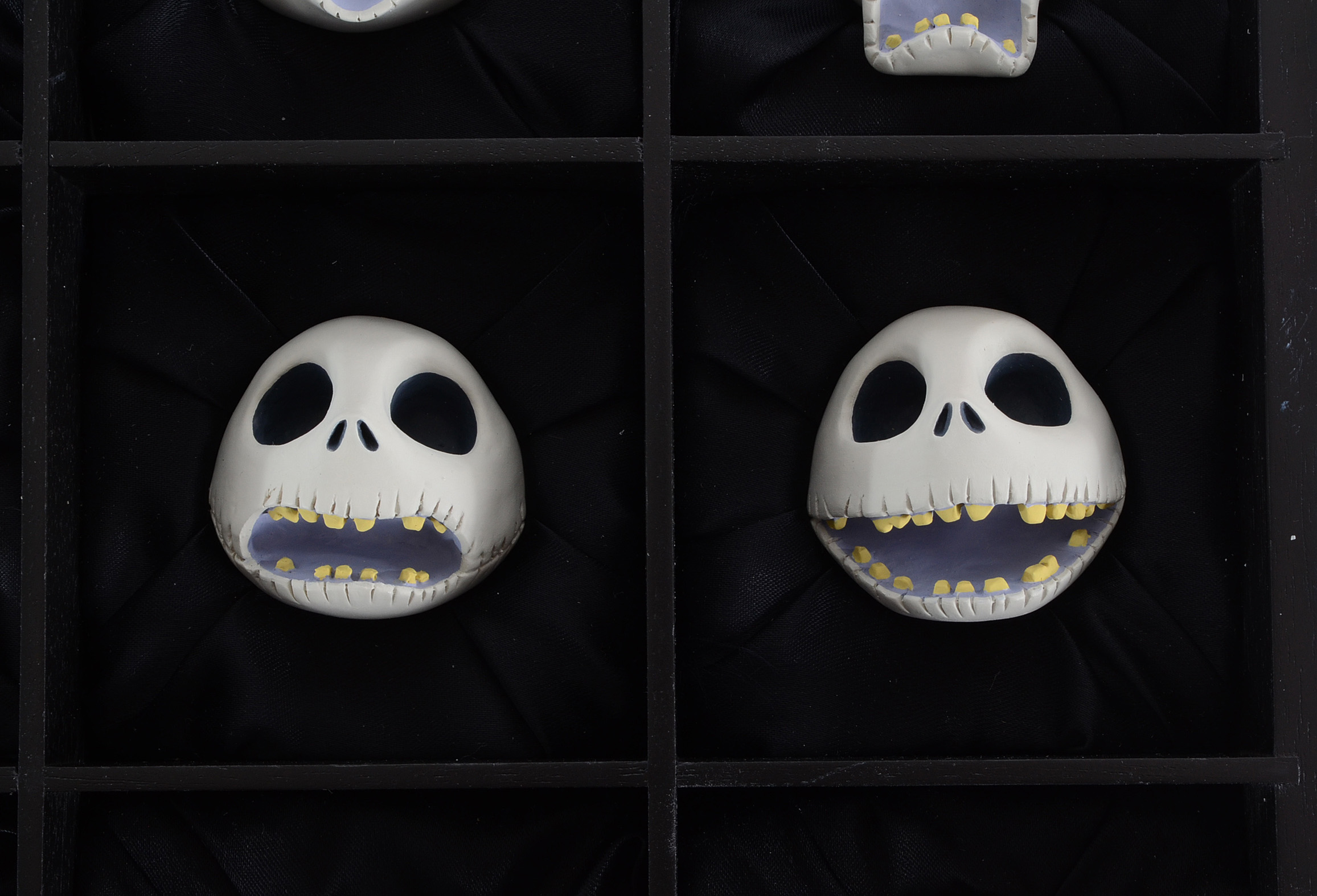 1993 Tim Burton Signed Limited Edition "The Twelve Faces of Jack" Cast Heads Art Piece