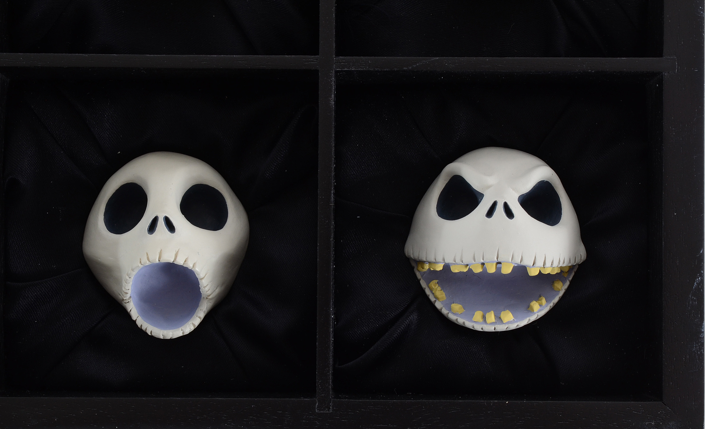 1993 Tim Burton Signed Limited Edition "The Twelve Faces of Jack" Cast Heads Art Piece