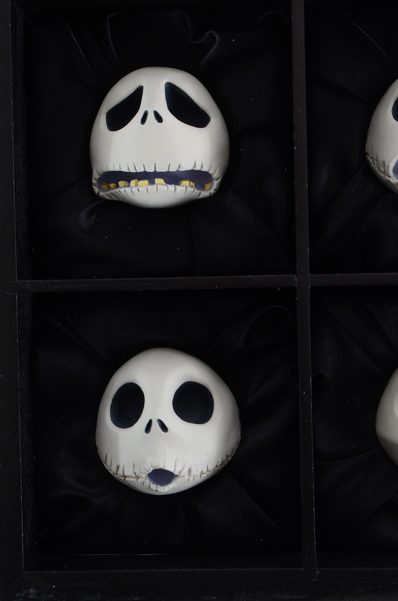 1993 Tim Burton Signed Limited Edition "The Twelve Faces of Jack" Cast Heads Art Piece