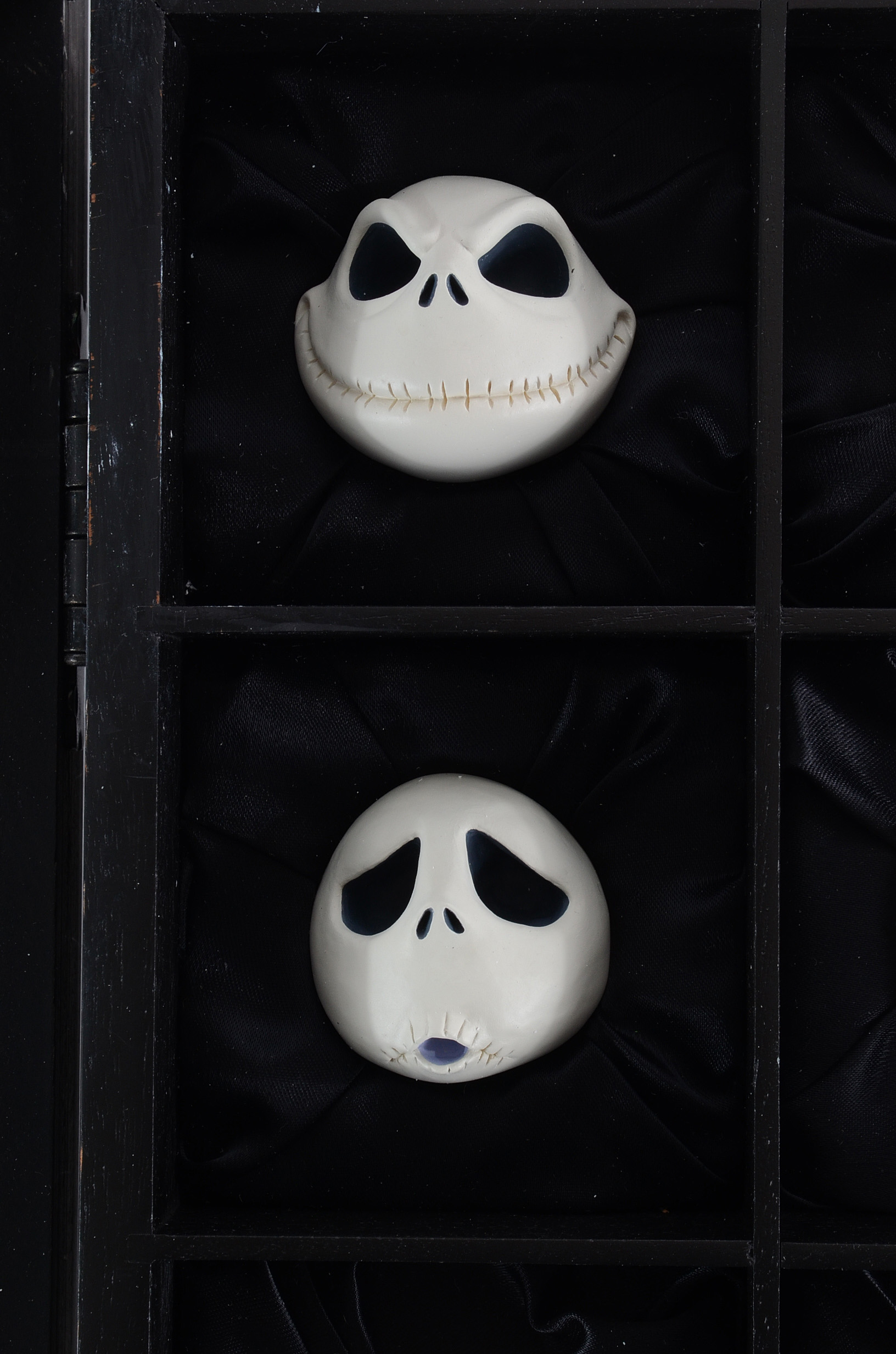 1993 Tim Burton Signed Limited Edition "The Twelve Faces of Jack" Cast Heads Art Piece