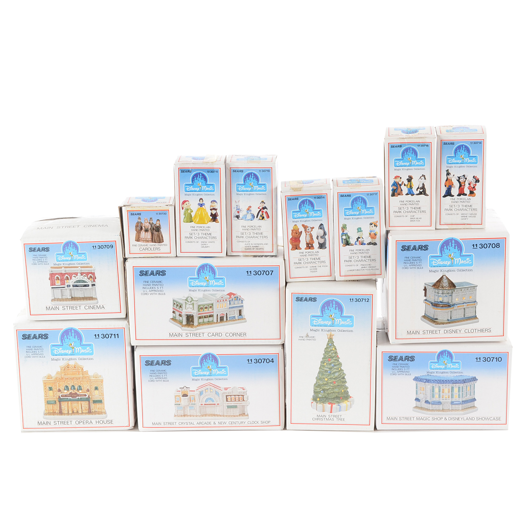 1988 Disney "Magic Kingdom Collection" Ceramic Village