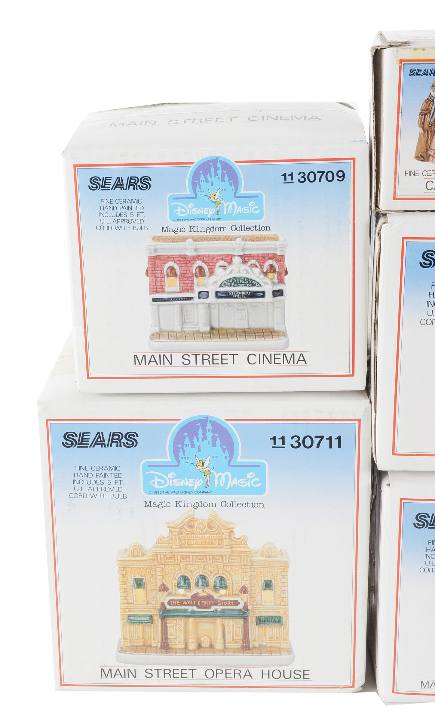 1988 Disney "Magic Kingdom Collection" Ceramic Village