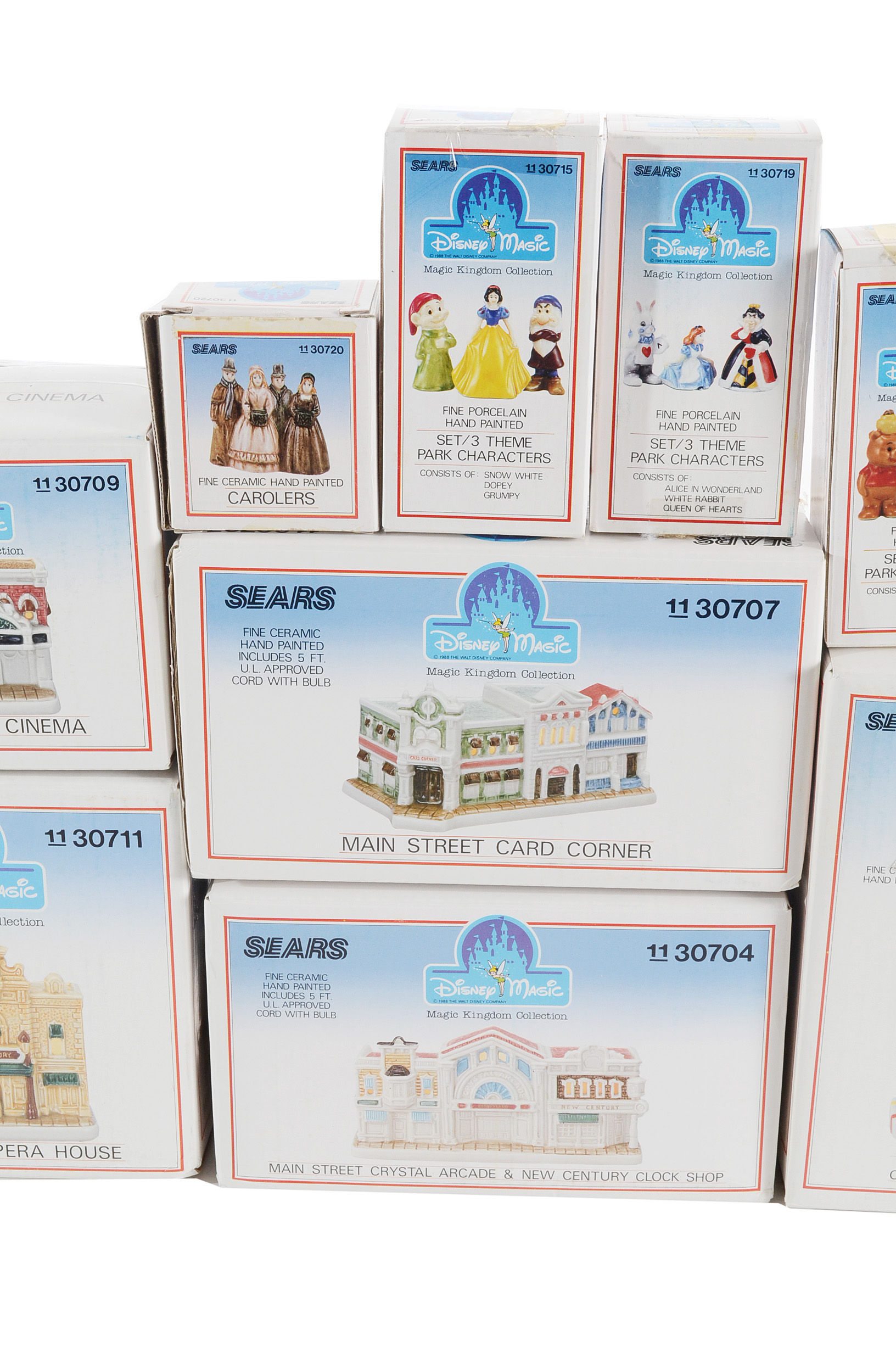 1988 Disney "Magic Kingdom Collection" Ceramic Village