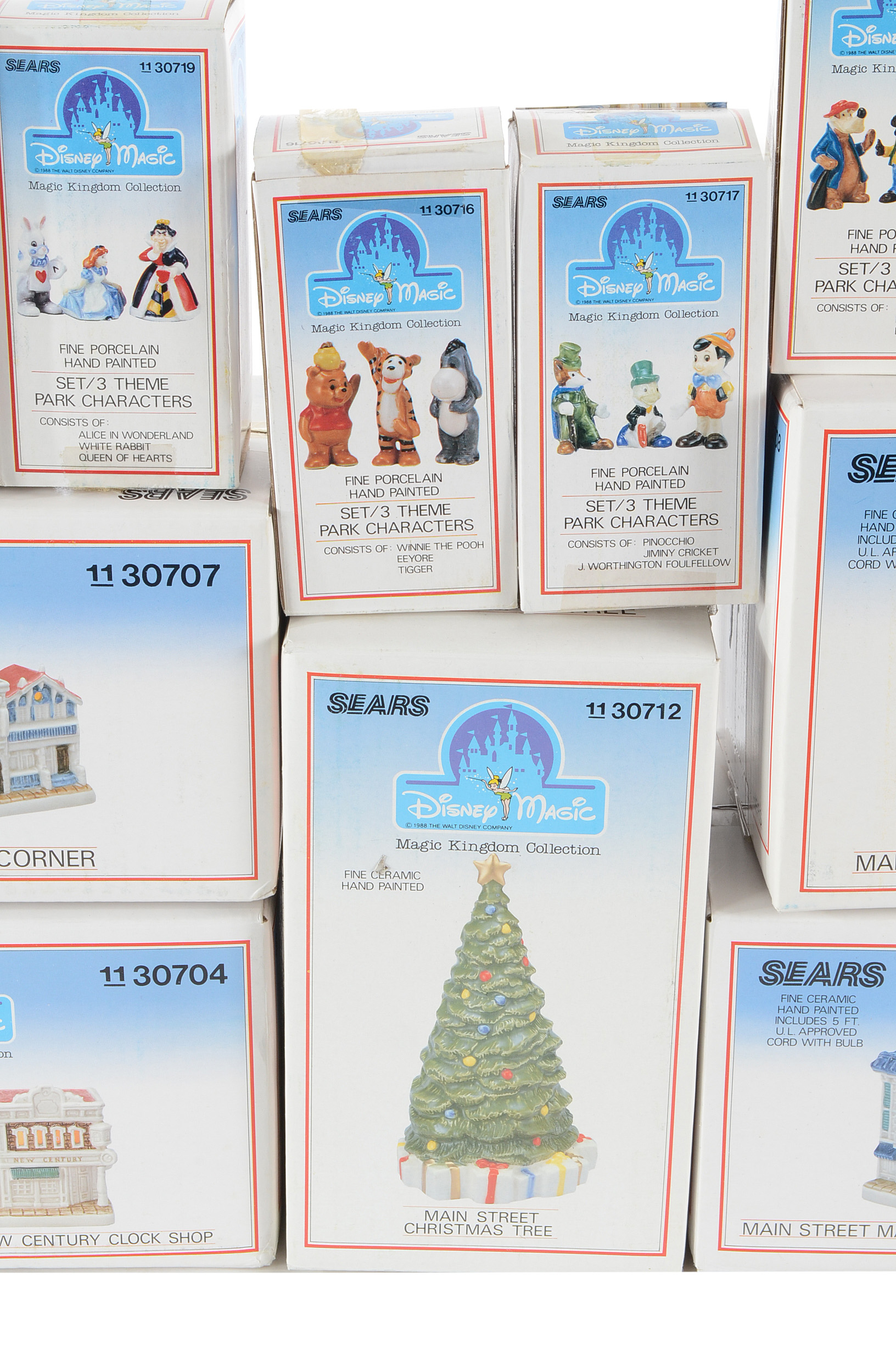 1988 Disney "Magic Kingdom Collection" Ceramic Village