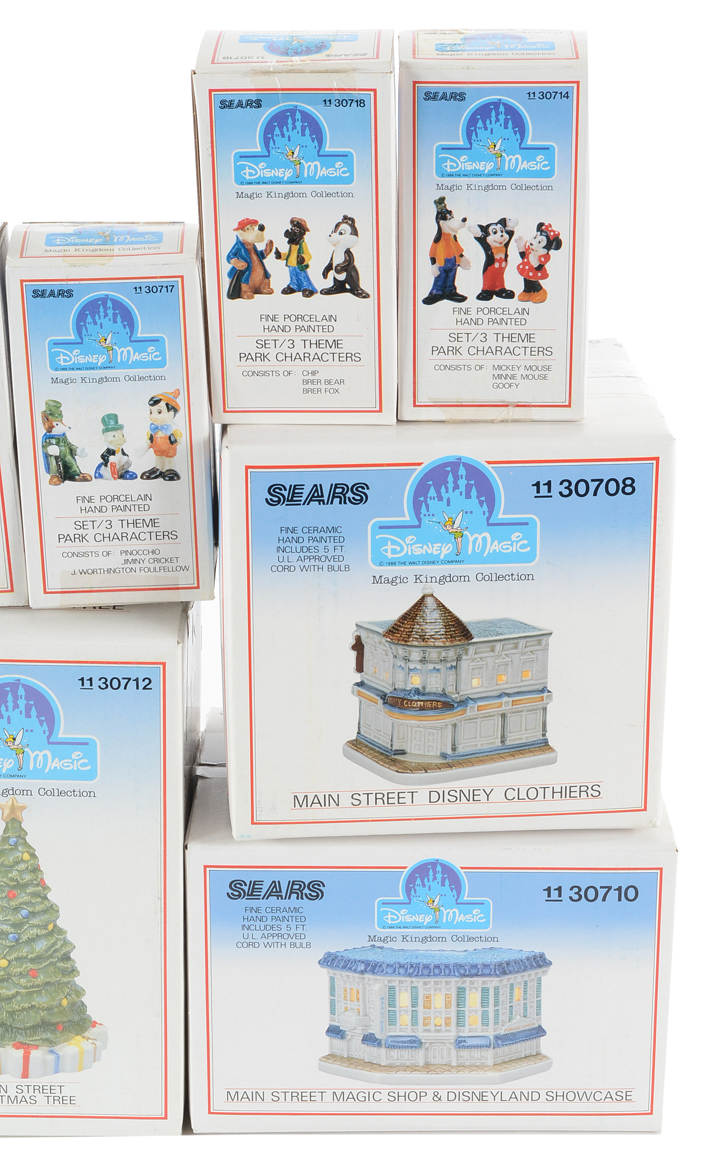 1988 Disney "Magic Kingdom Collection" Ceramic Village