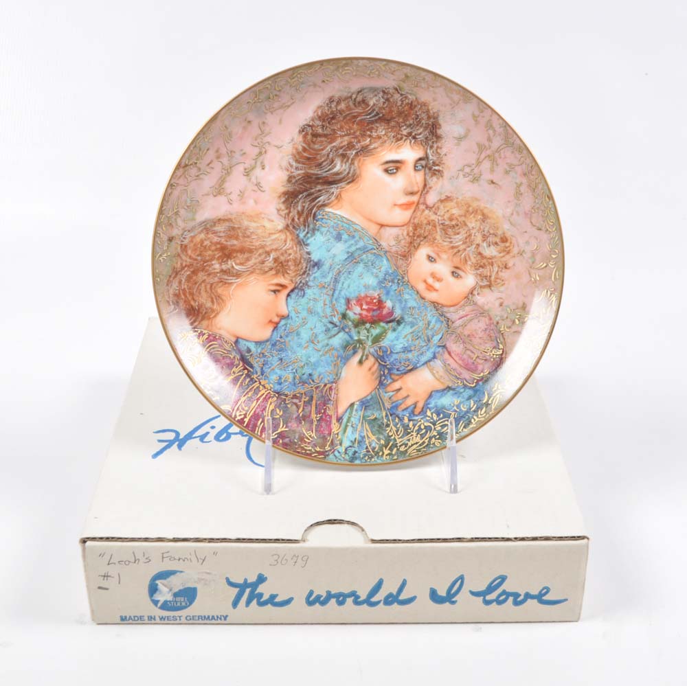 Edna Hibel Collectors Plates