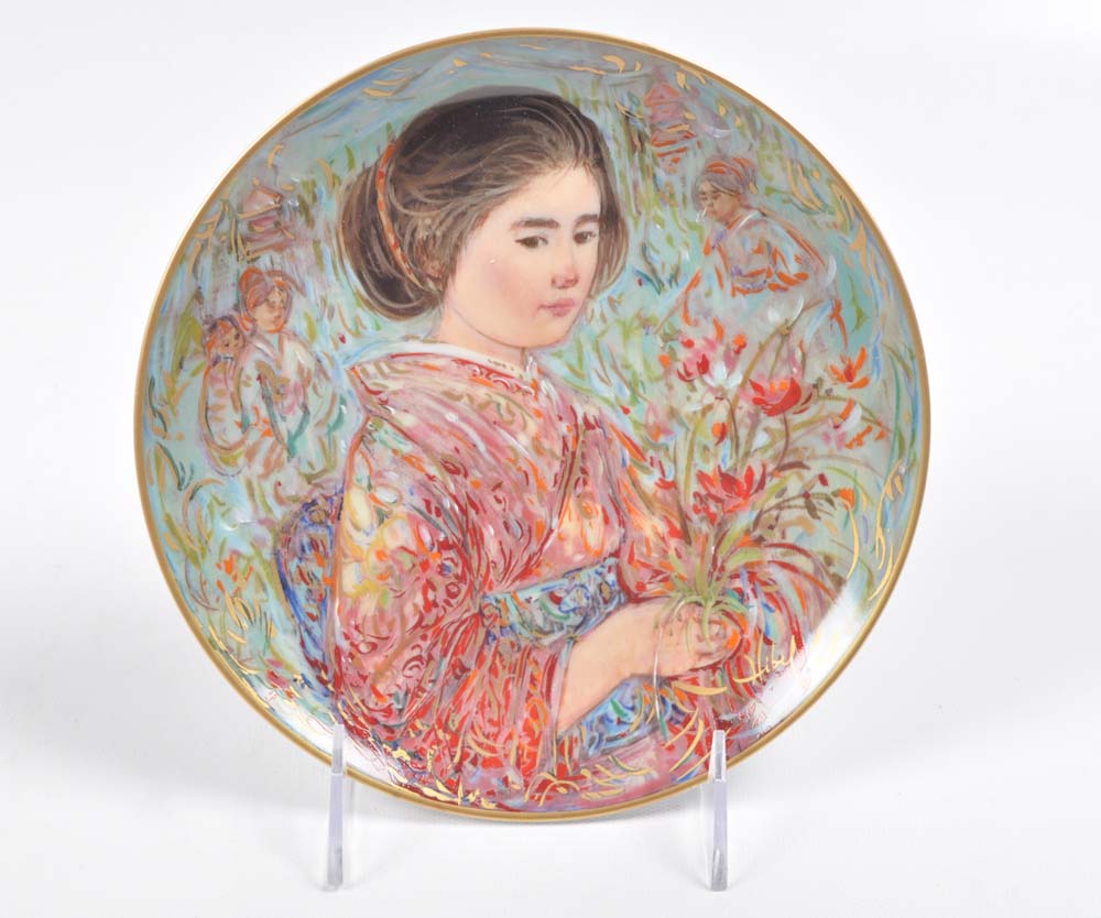 Edna Hibel Collectors Plates