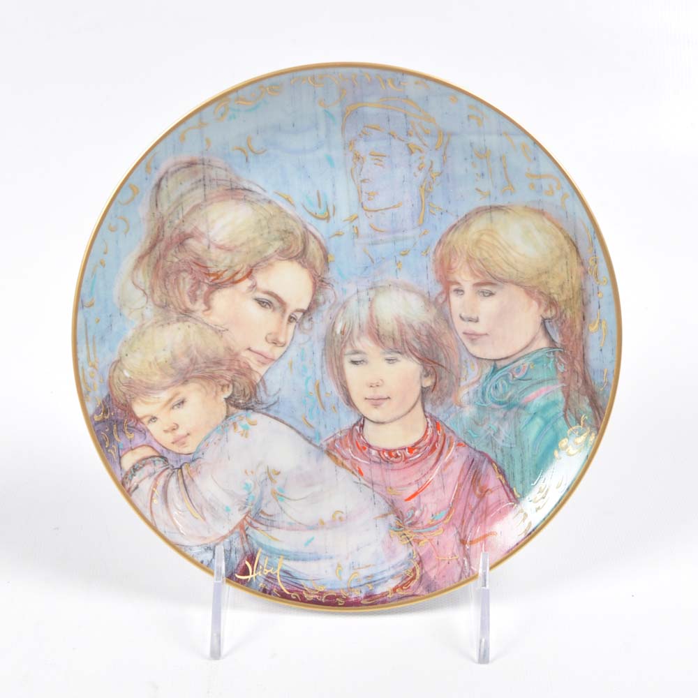 Edna Hibel Collectors Plates