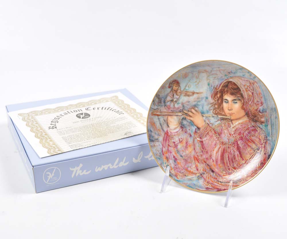 Edna Hibel Collectors Plates