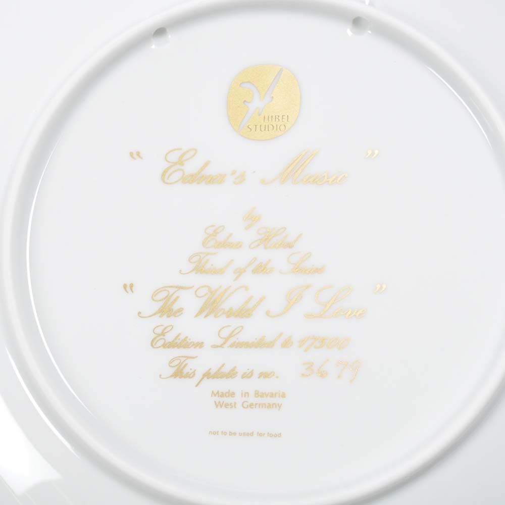 Edna Hibel Collectors Plates