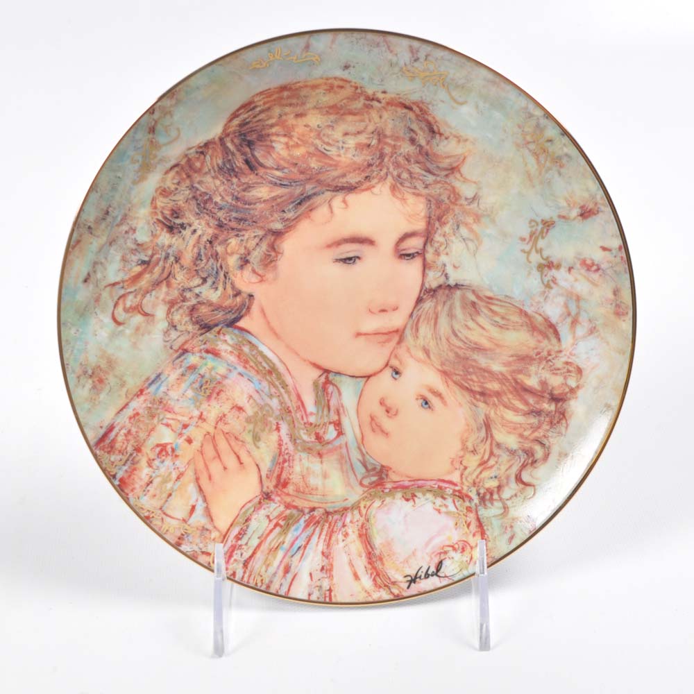 Edna Hibel Collectors Plates