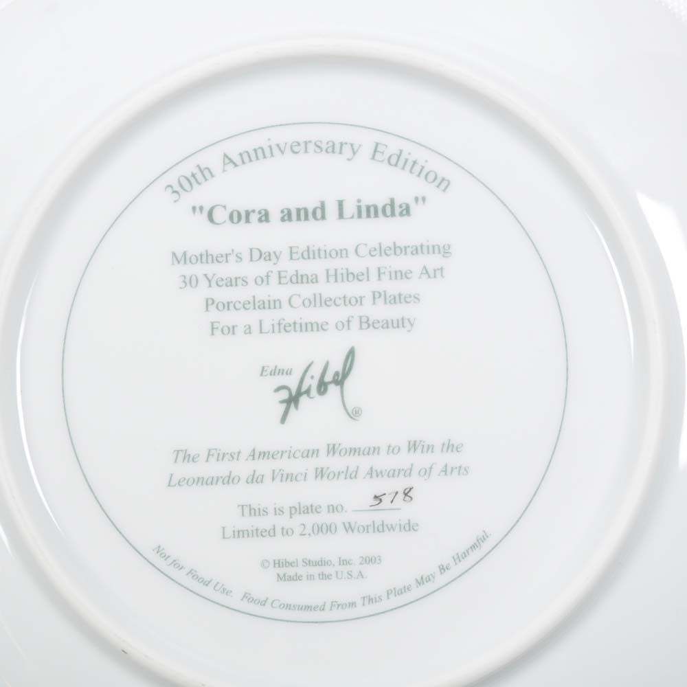 Edna Hibel Collectors Plates