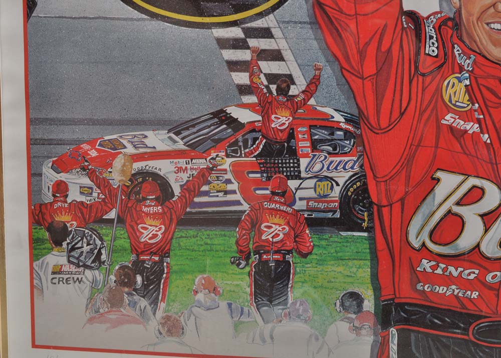 After Sam Bass Signed Limited Edition "Won and Done" Offset Lithograph