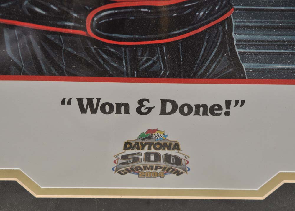 After Sam Bass Signed Limited Edition "Won and Done" Offset Lithograph