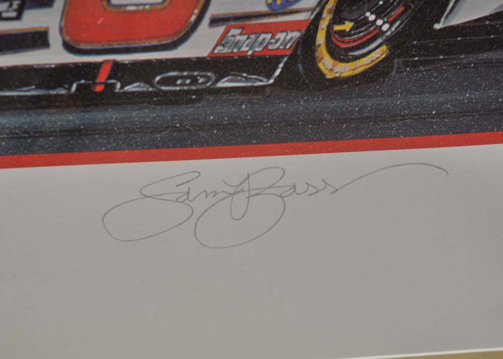 After Sam Bass Signed Limited Edition "Won and Done" Offset Lithograph