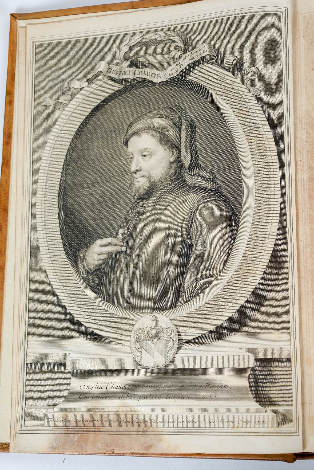 1721 "The Complete Works of Geoffrey Chaucer" First Edition Edited by John Urry