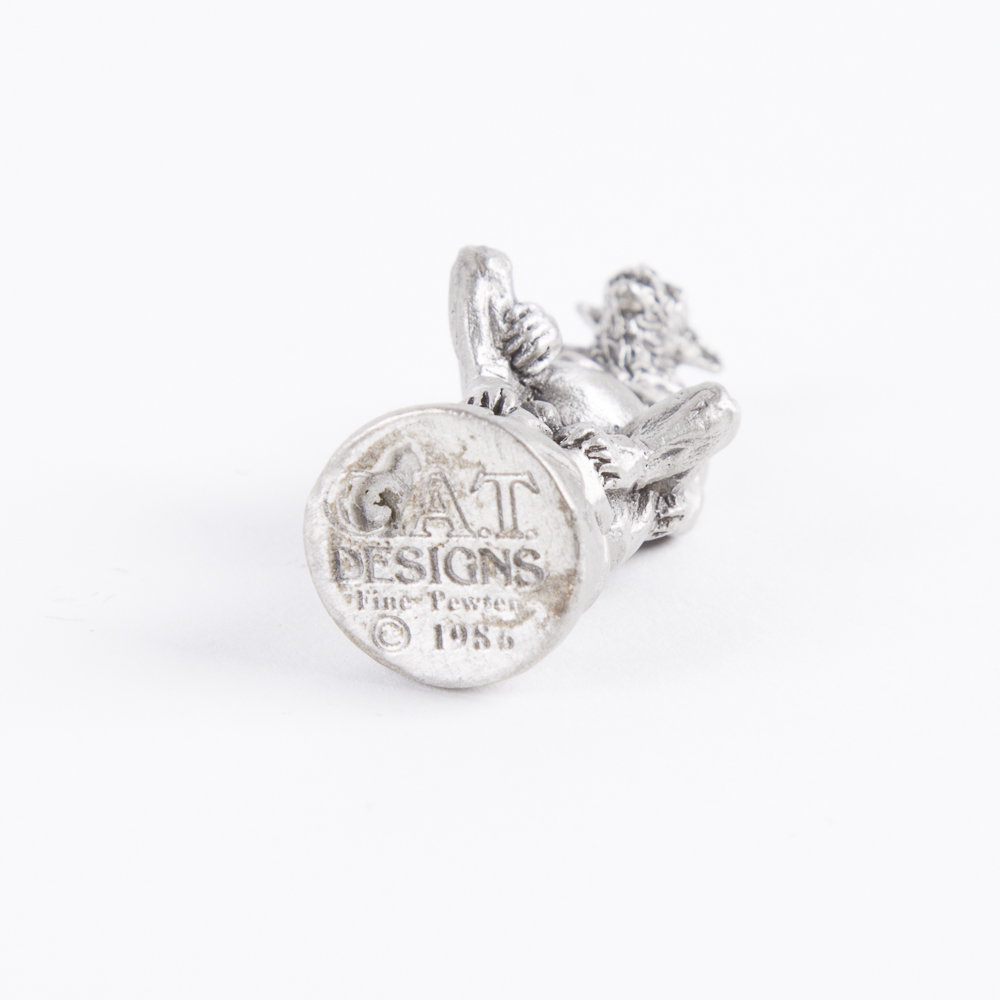 Collection of Miniature Pewter Figurines