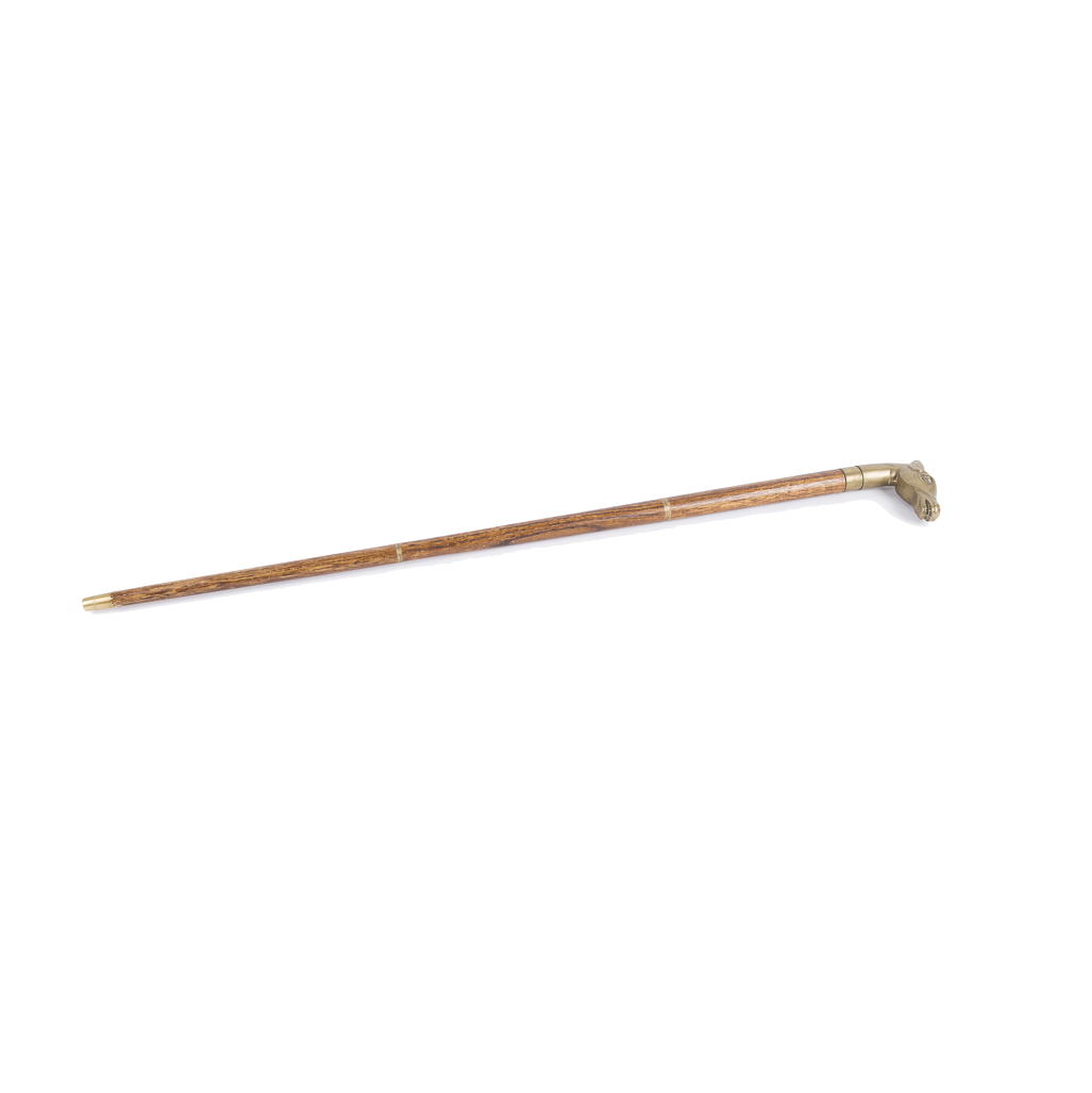 Brass Horse Head Walking Cane