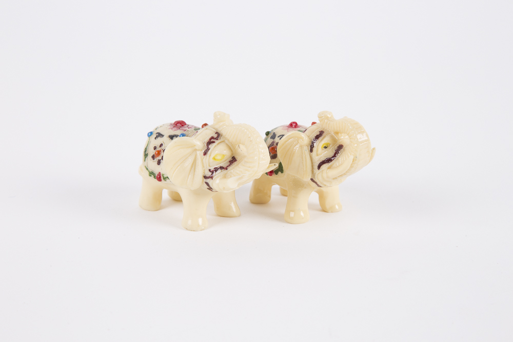 Collection of Miniature Elephant Figurines