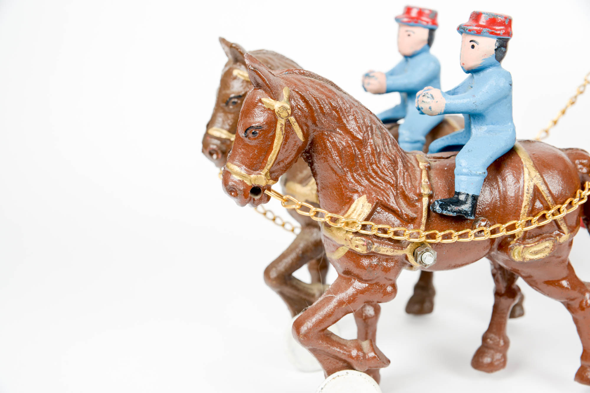 Antique Overland Circus Cast Iron Toy Circus Wagon