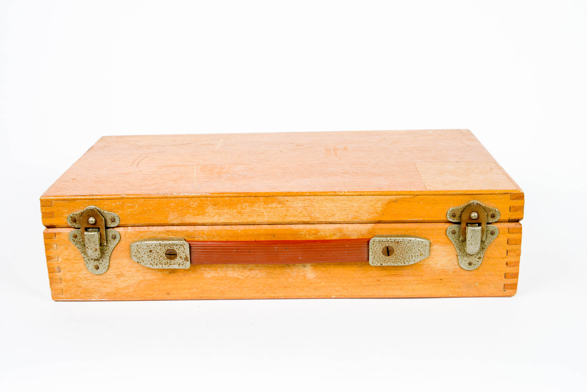 Vintage Bocce Ball Set in Original Wooden Box