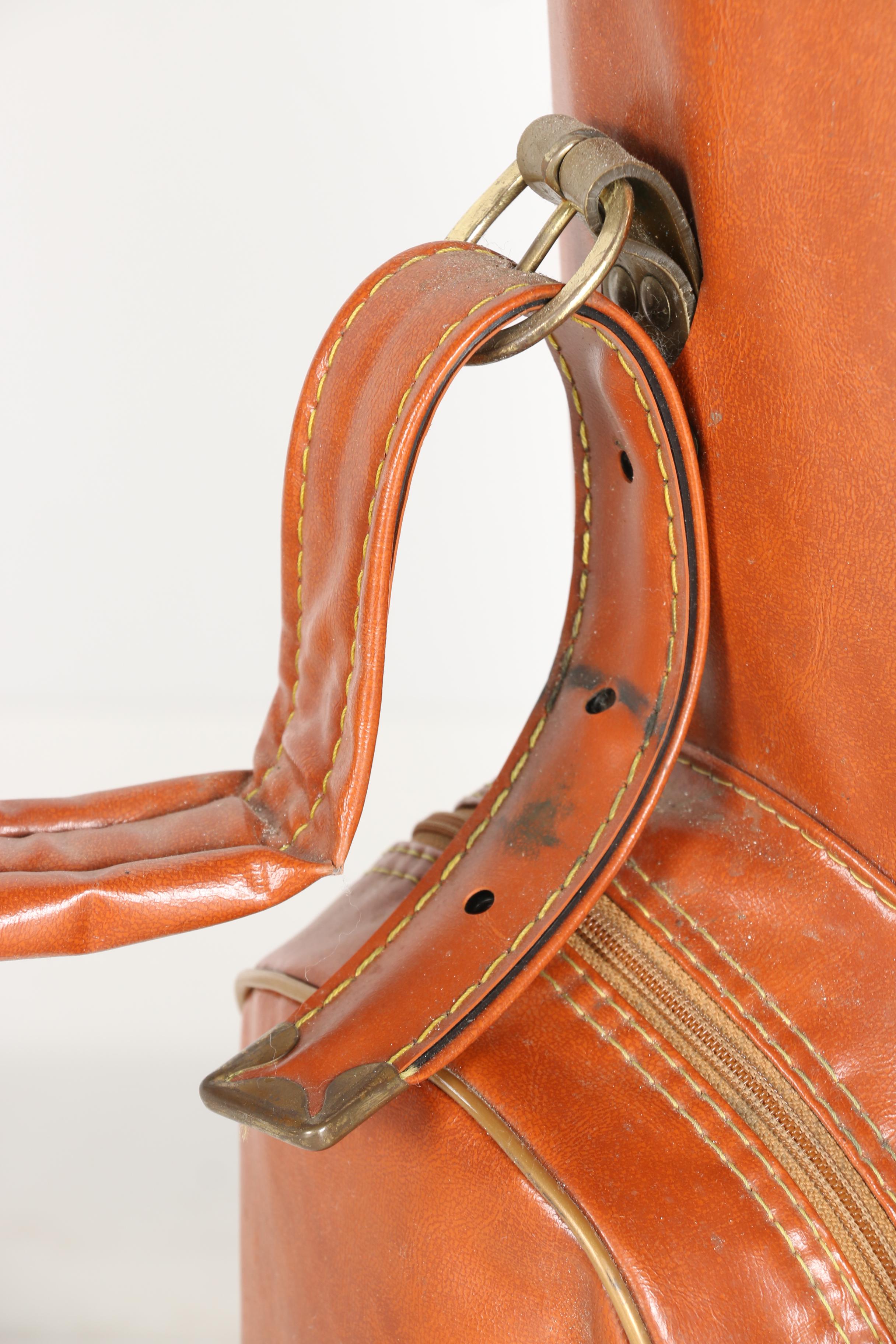 Wilson Golf Bag and Various Clubs Featuring Spalding and Spotline