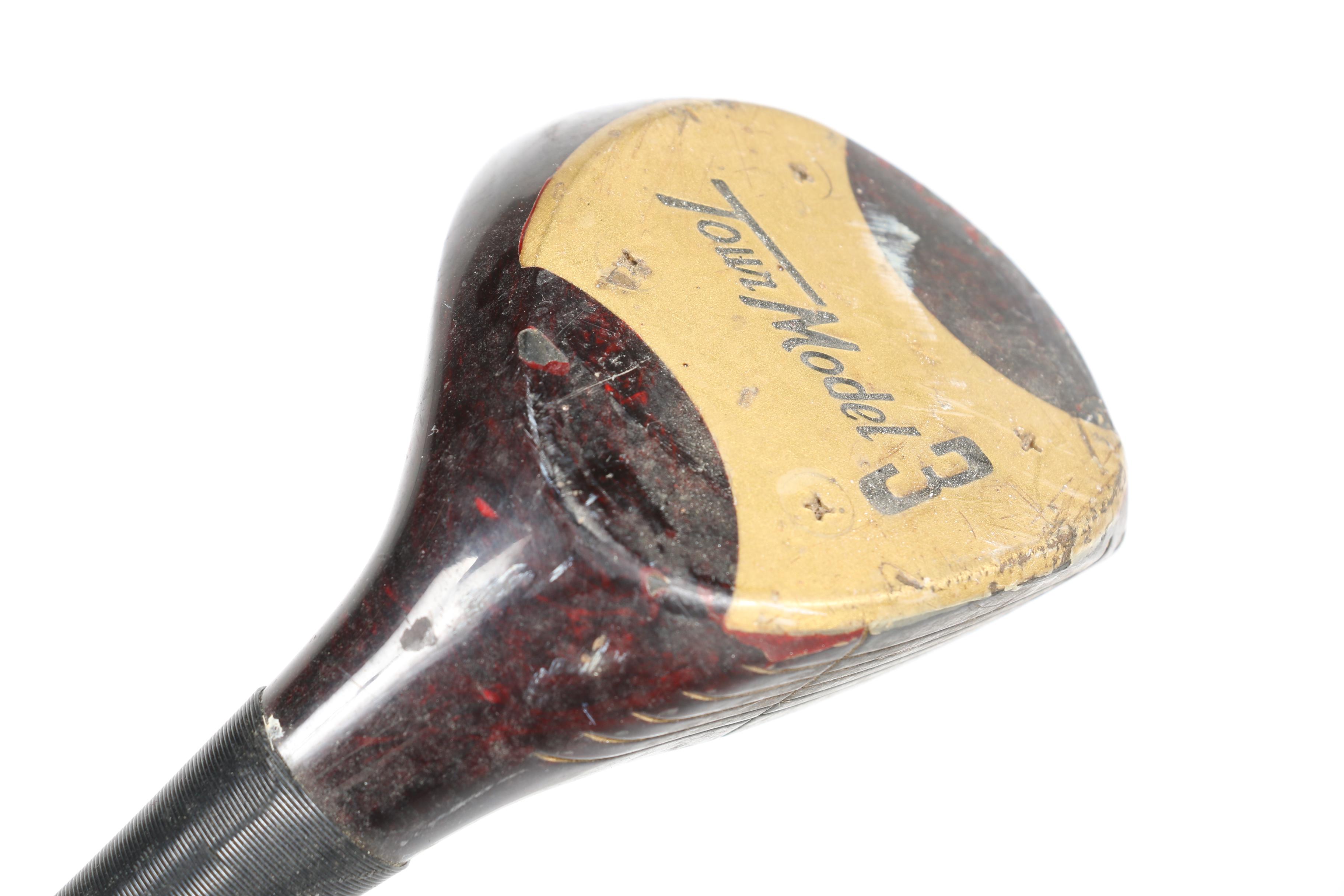 Wilson Golf Bag and Various Clubs Featuring Spalding and Spotline