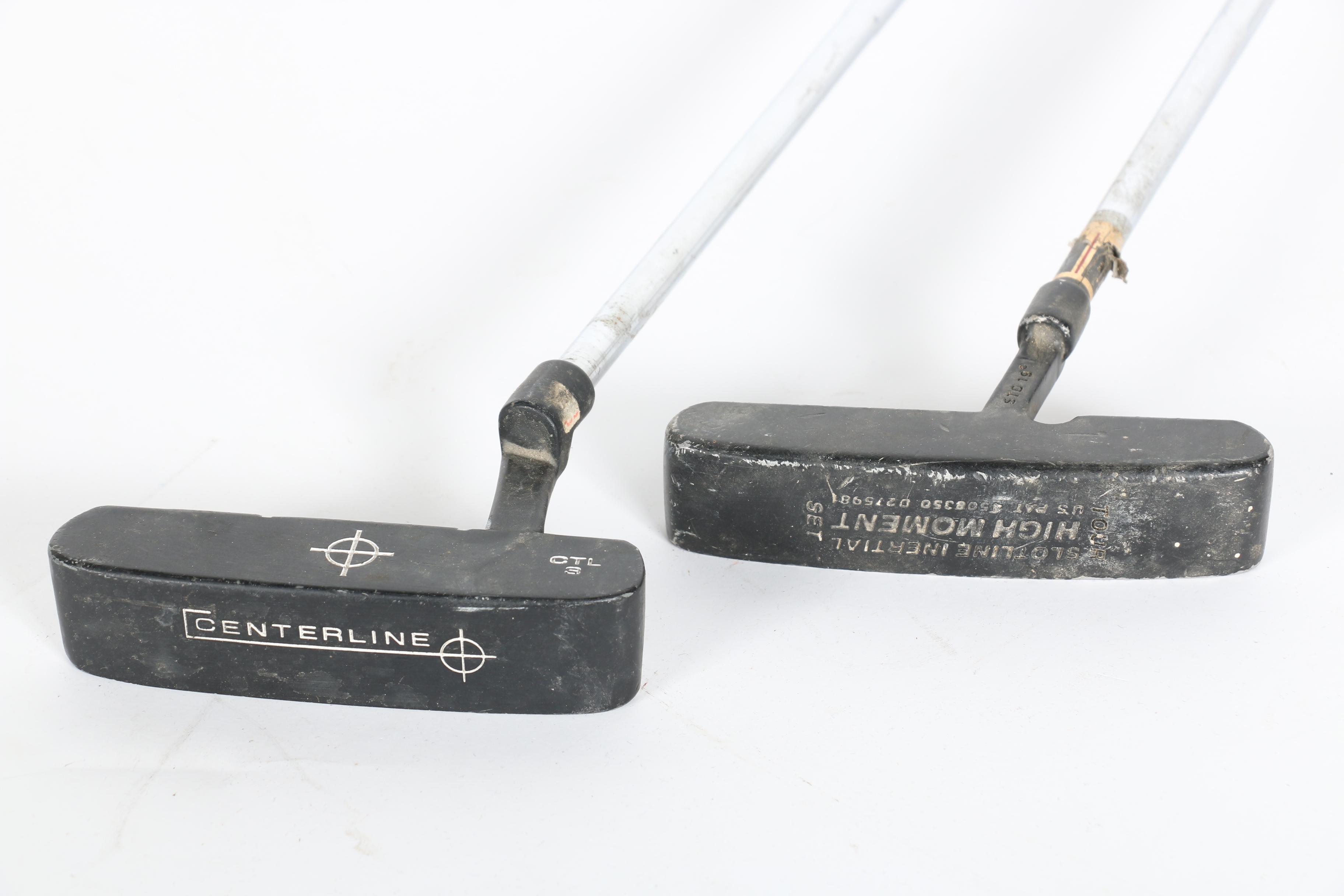 Wilson Golf Bag and Various Clubs Featuring Spalding and Spotline